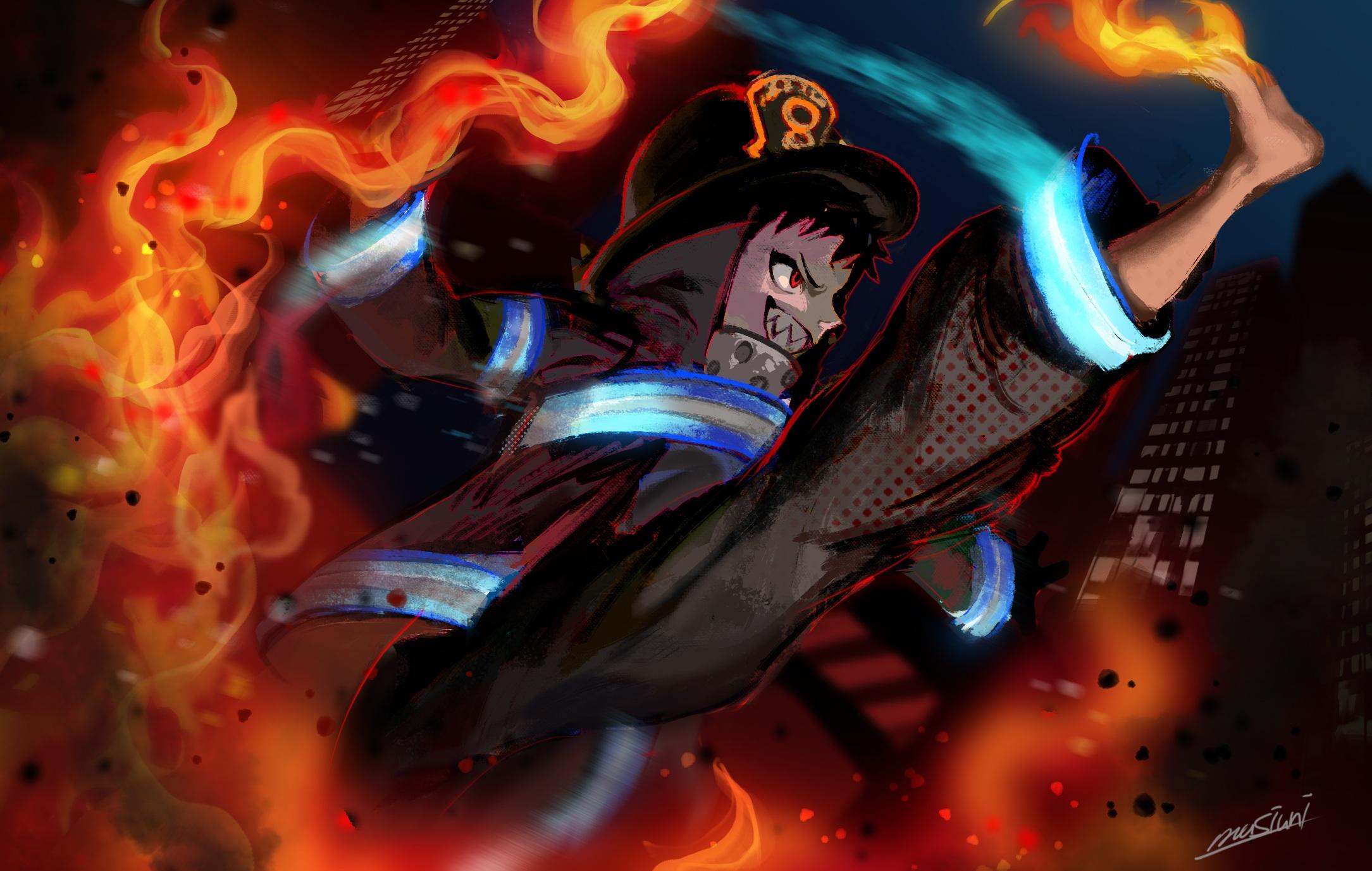 2169x1378 Fire Force HD Wallpaper