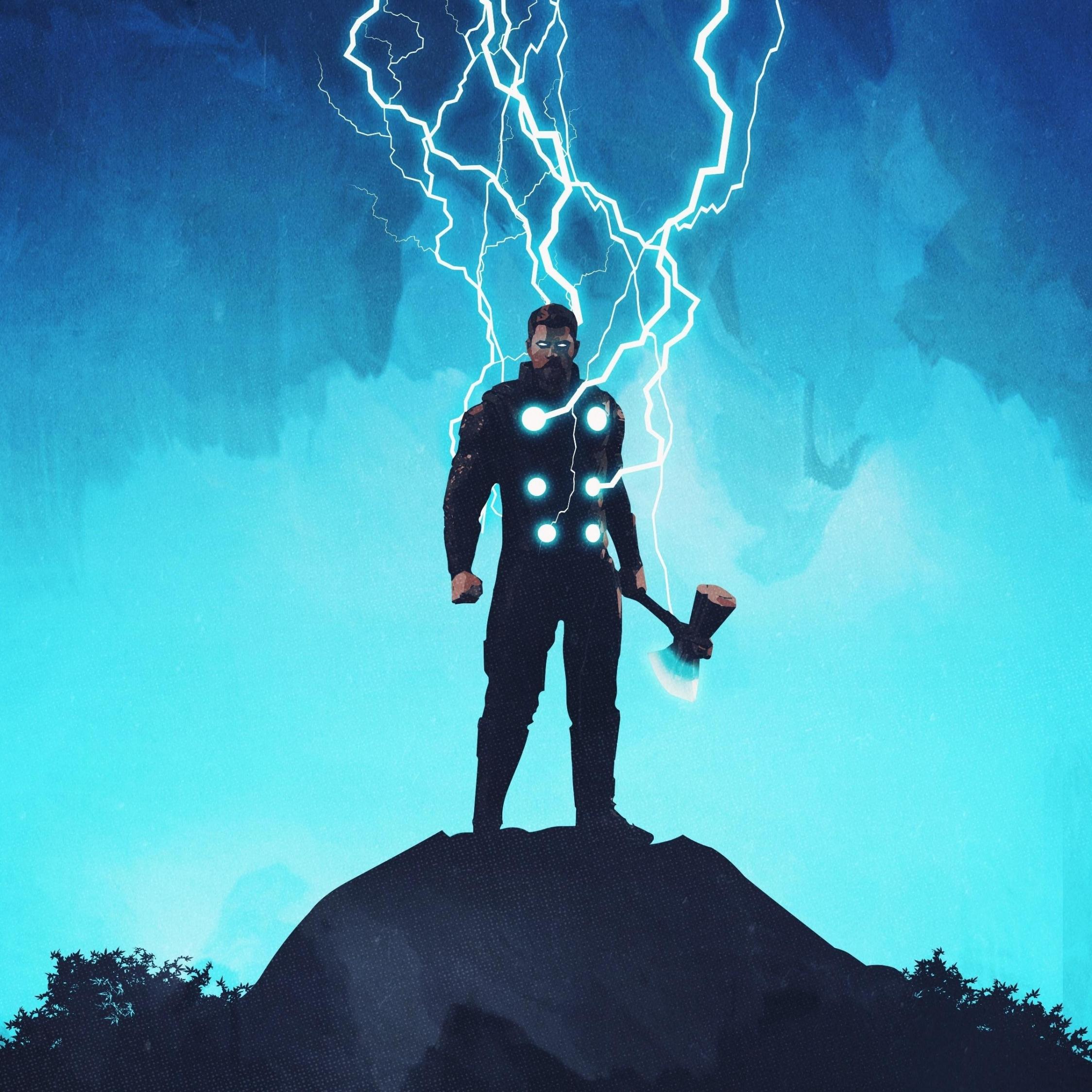 2248x2248 Download thor, artwork, lightning god 2248x2248 wallpaper, ipad air, ipad air ipad ipad ipad mini ipad mini 2248x2248 HD image, background, 9635