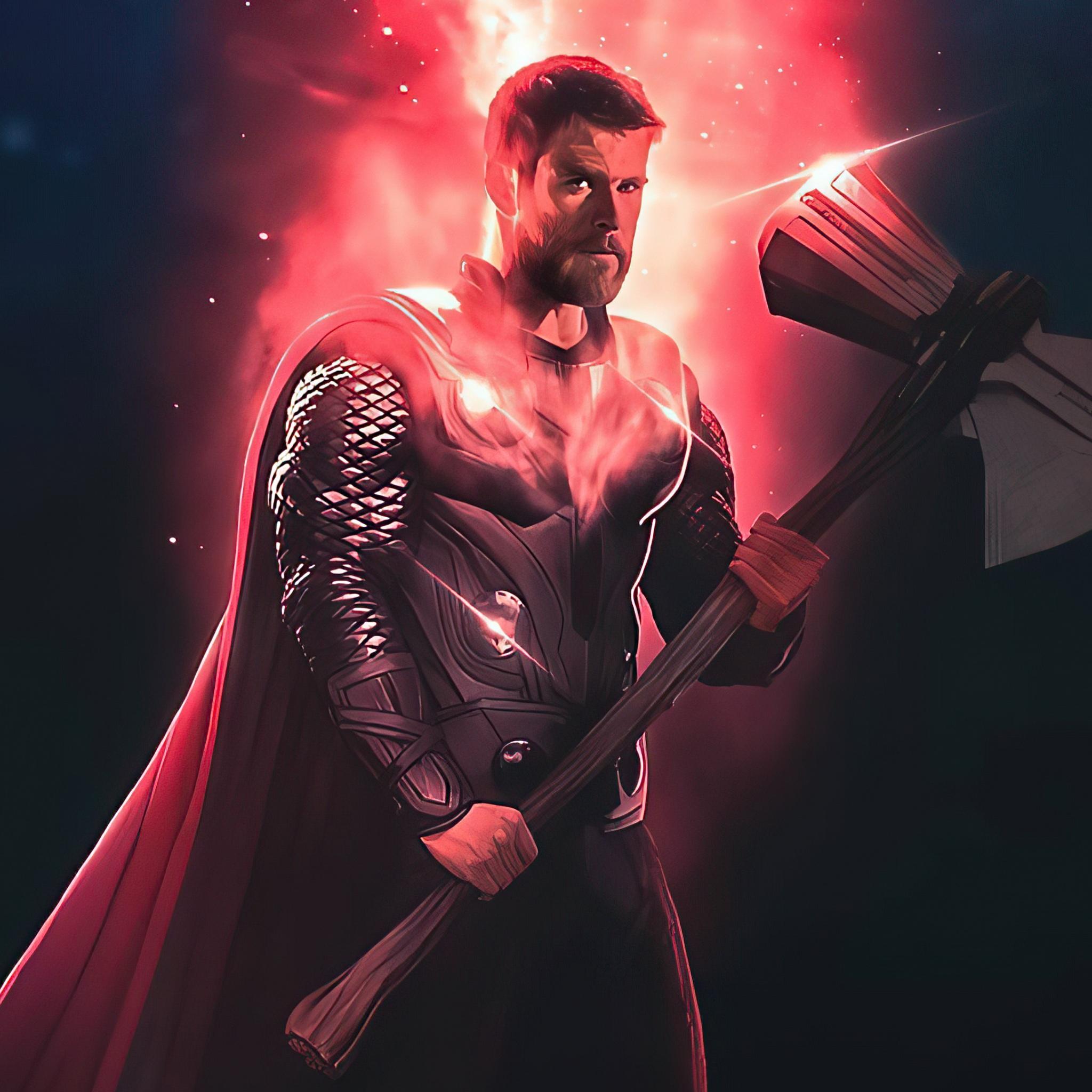 2048x2048 Wallpaper 4k Thor Reality Stone Wallpaper