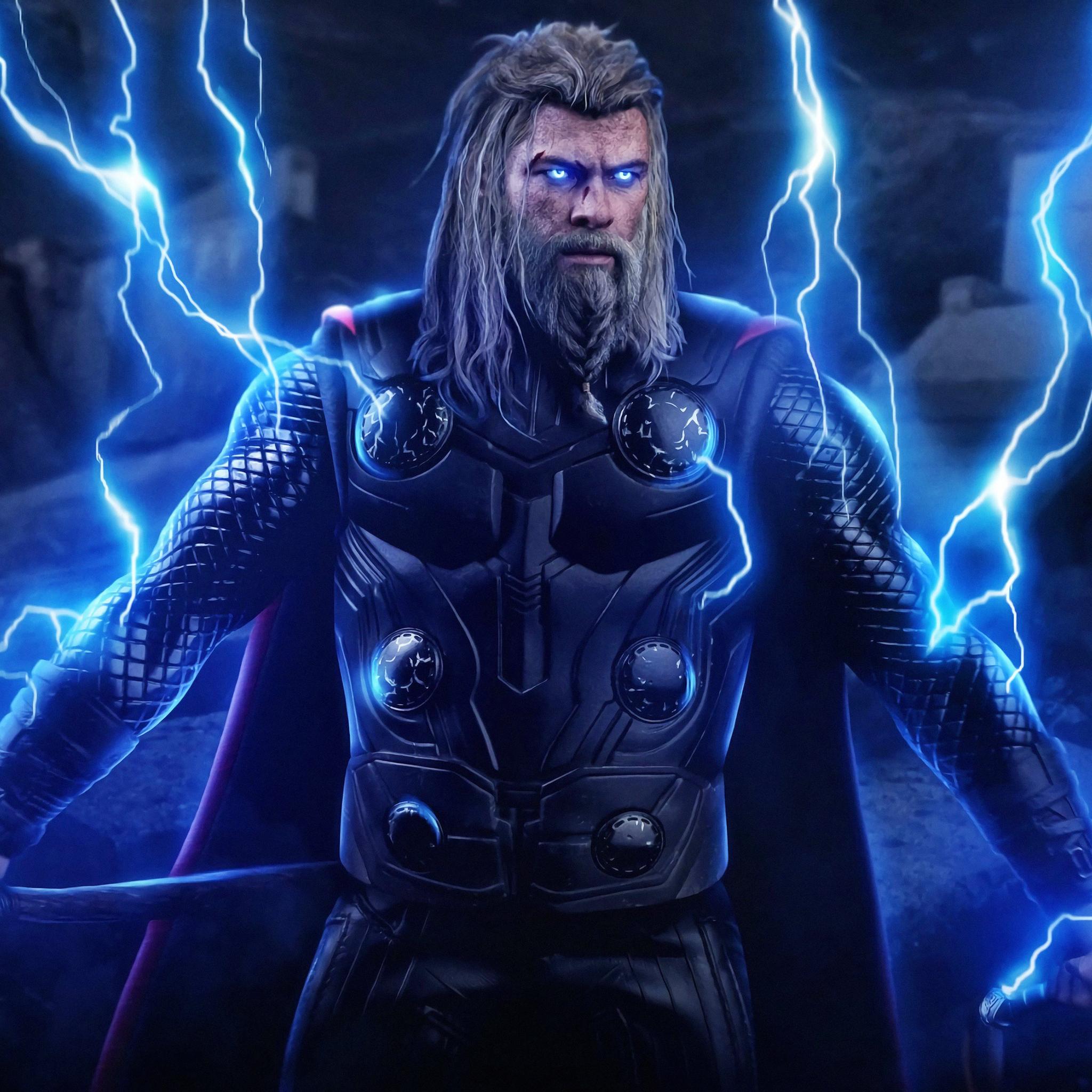 2048x2048 New Thor 4k Avengers Endgame iPad Air HD 4k Wallpaper, Image, Background, Photo and Picture