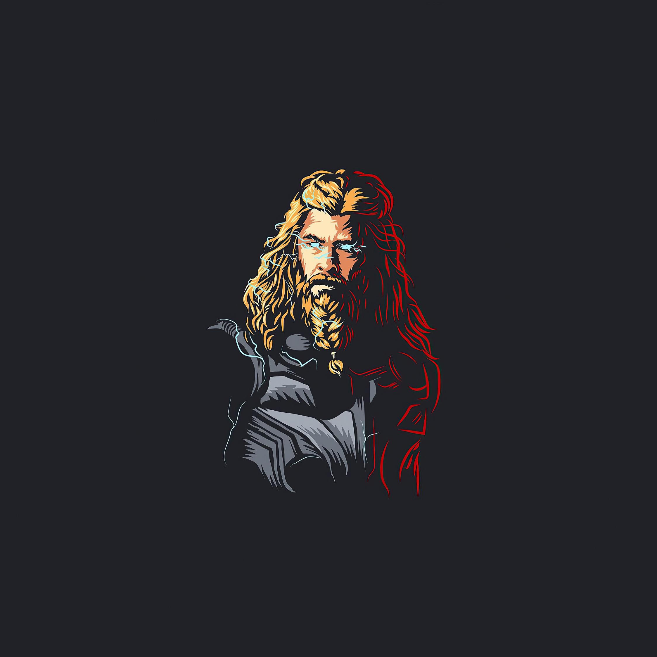 2248x2248 Download thor in beard, blonde, art 2248x2248 wallpaper, ipad air, ipad air ipad ipad ipad mini ipad mini 2248x2248 HD image, background, 26179