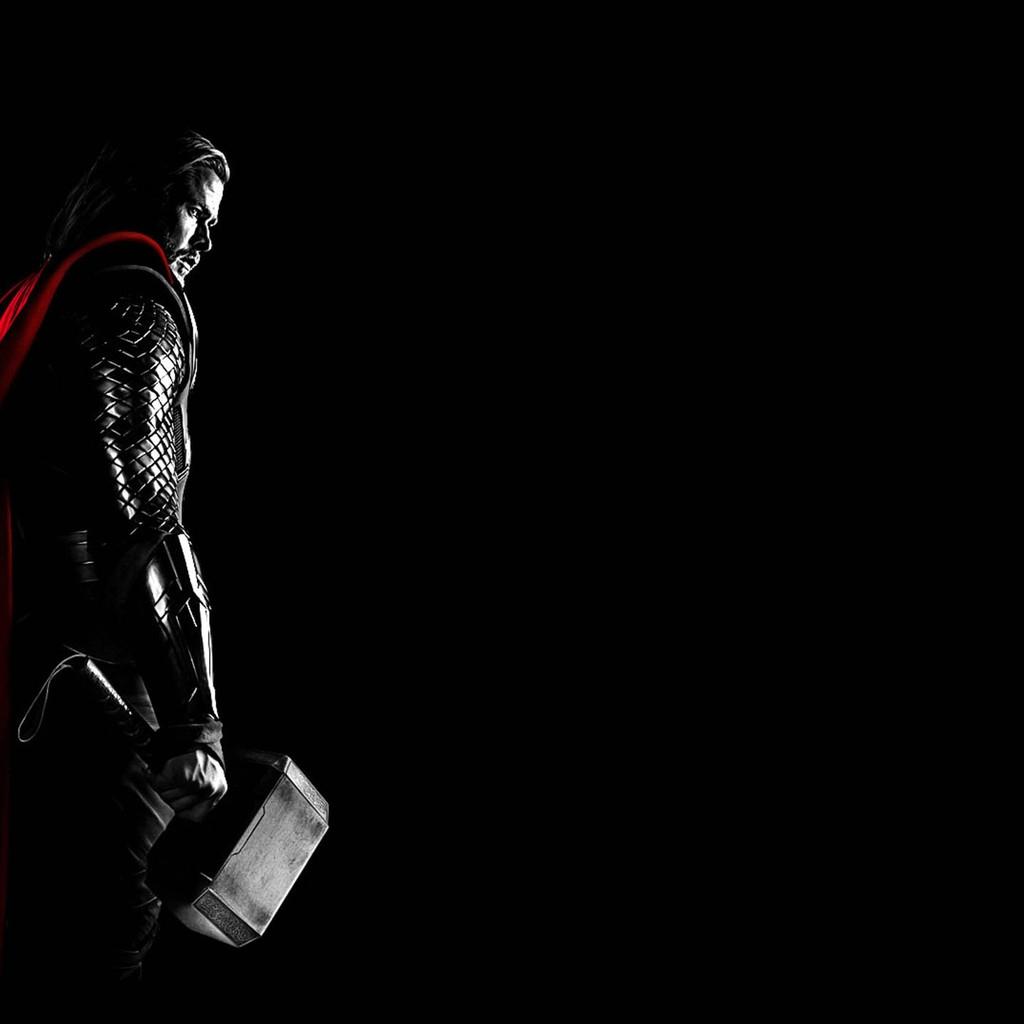 1024x1024 Thor Pose 1024 x 1024 iPad Wallpaper