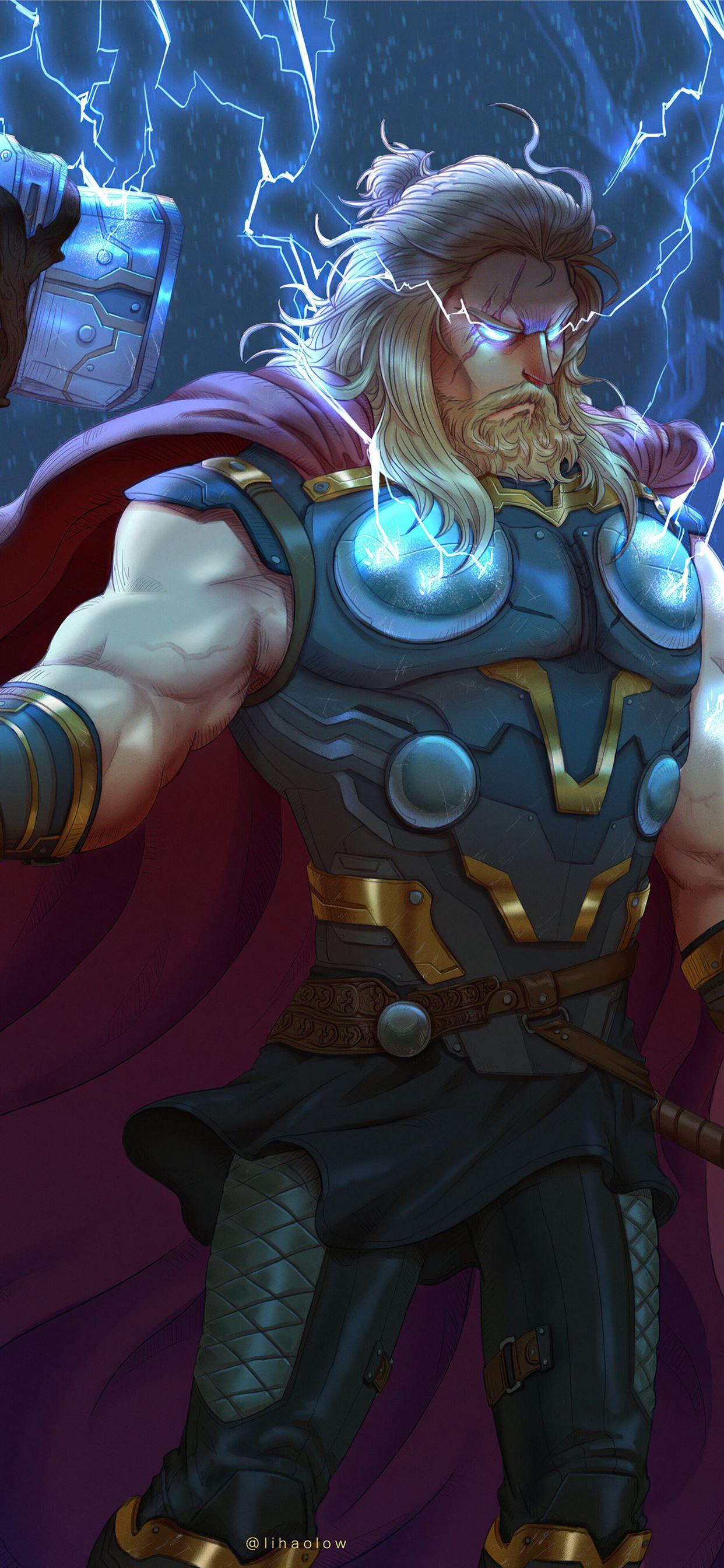 1242x2688 thor fortnite iPhone Wallpaper Free Download