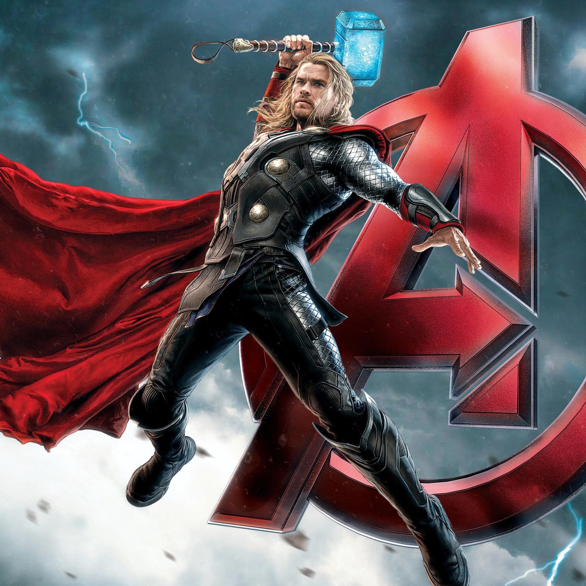 2048x2048 Thor Avengers Wallpaper for iPad 3