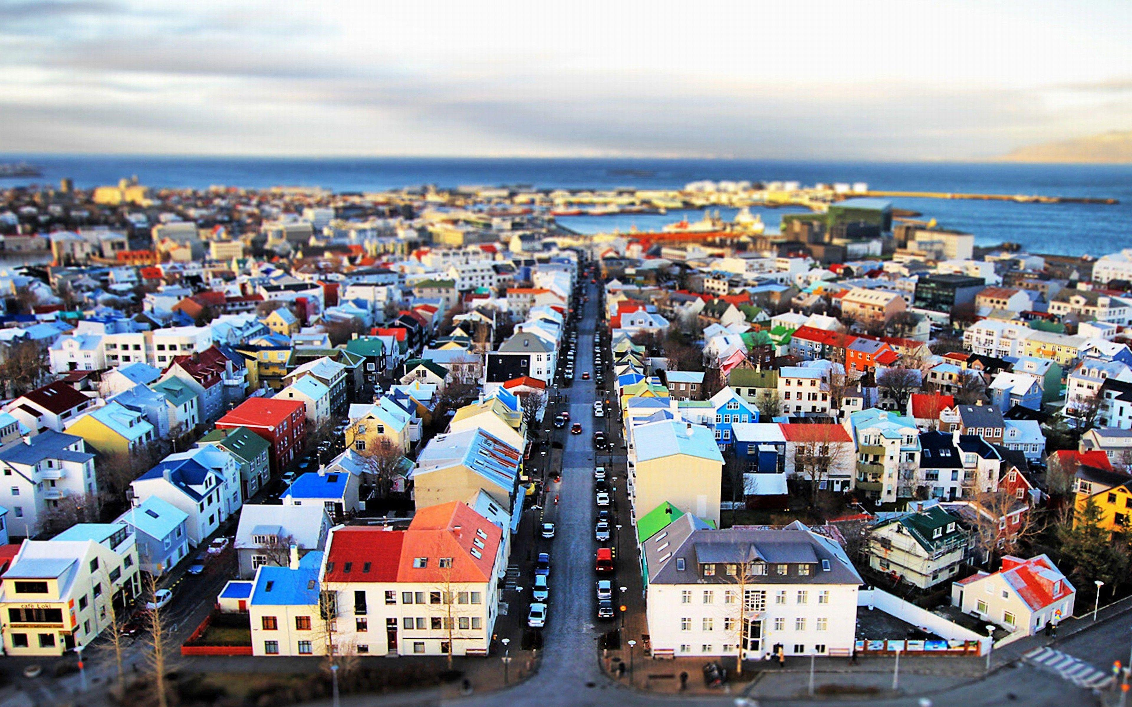Wallpaper Iceland City