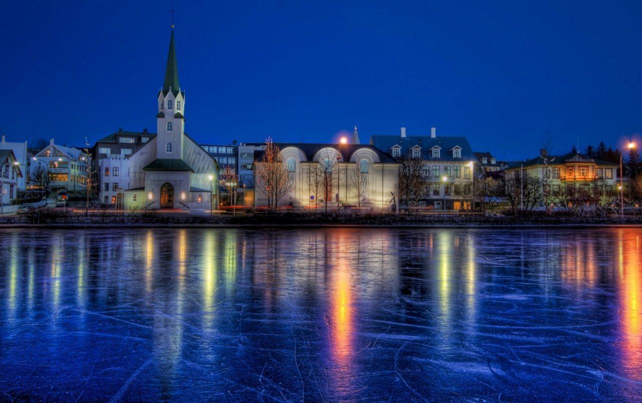 1280x804 Reykjavik at Night wallpaper. Reykjavik at Night