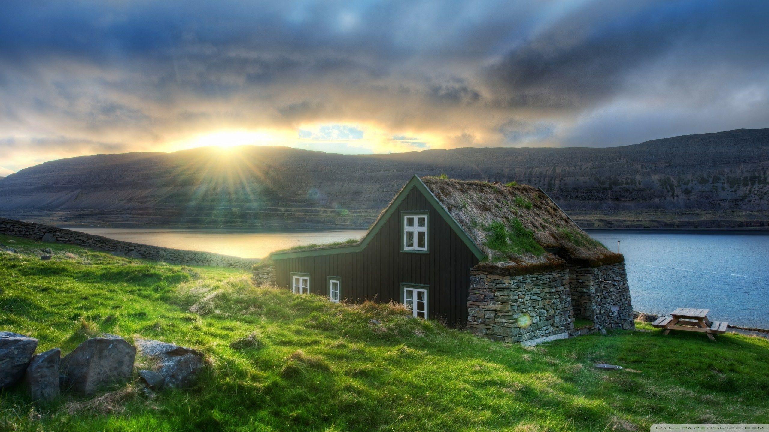 2560x1440 Reykjavik iceland europe HD desktop wallpaper. Places: Iceland