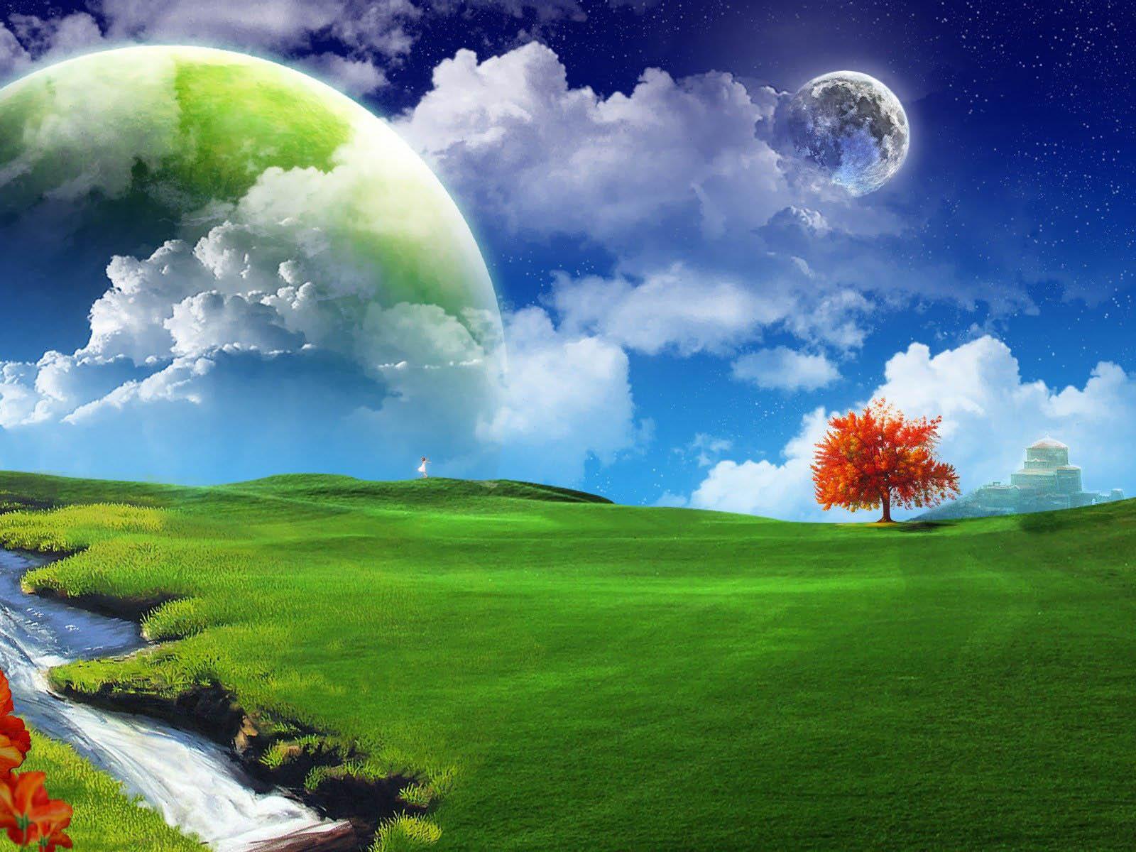 1600x1200 Art And Home Wallpaper HD: Dream Nature Wallpaper