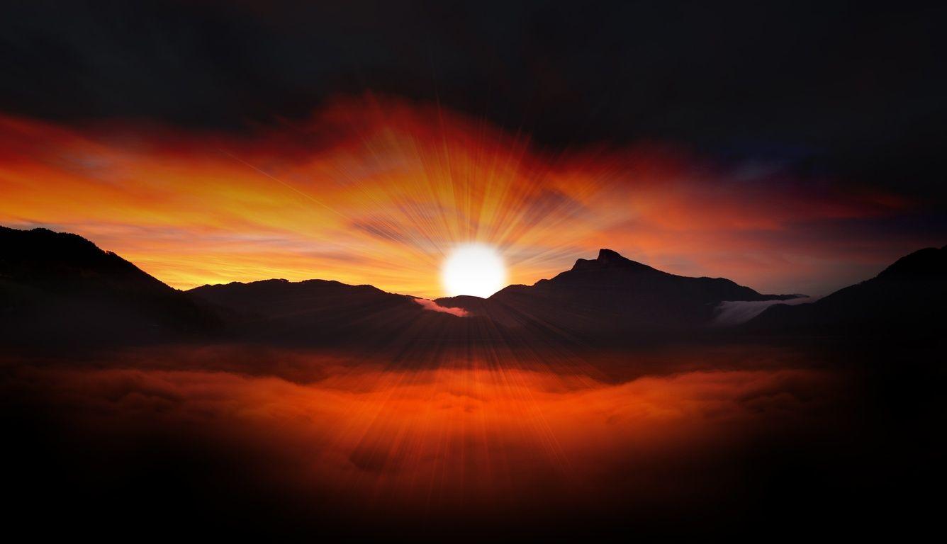 1336x768 Dawn Sunset 4k Laptop HD HD 4k Wallpaper, Image