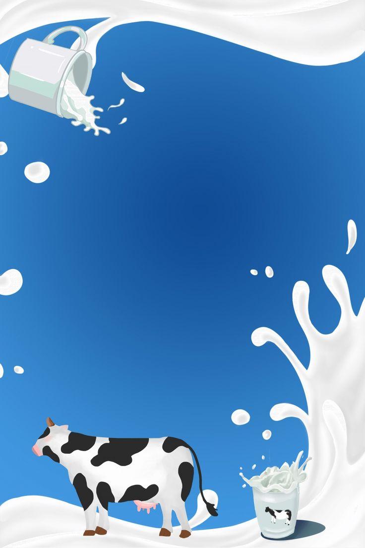 736x1104 International Milk Day Blue Cartoon Poster Background. Cow illustration, Coffee poster design, Milk packaging