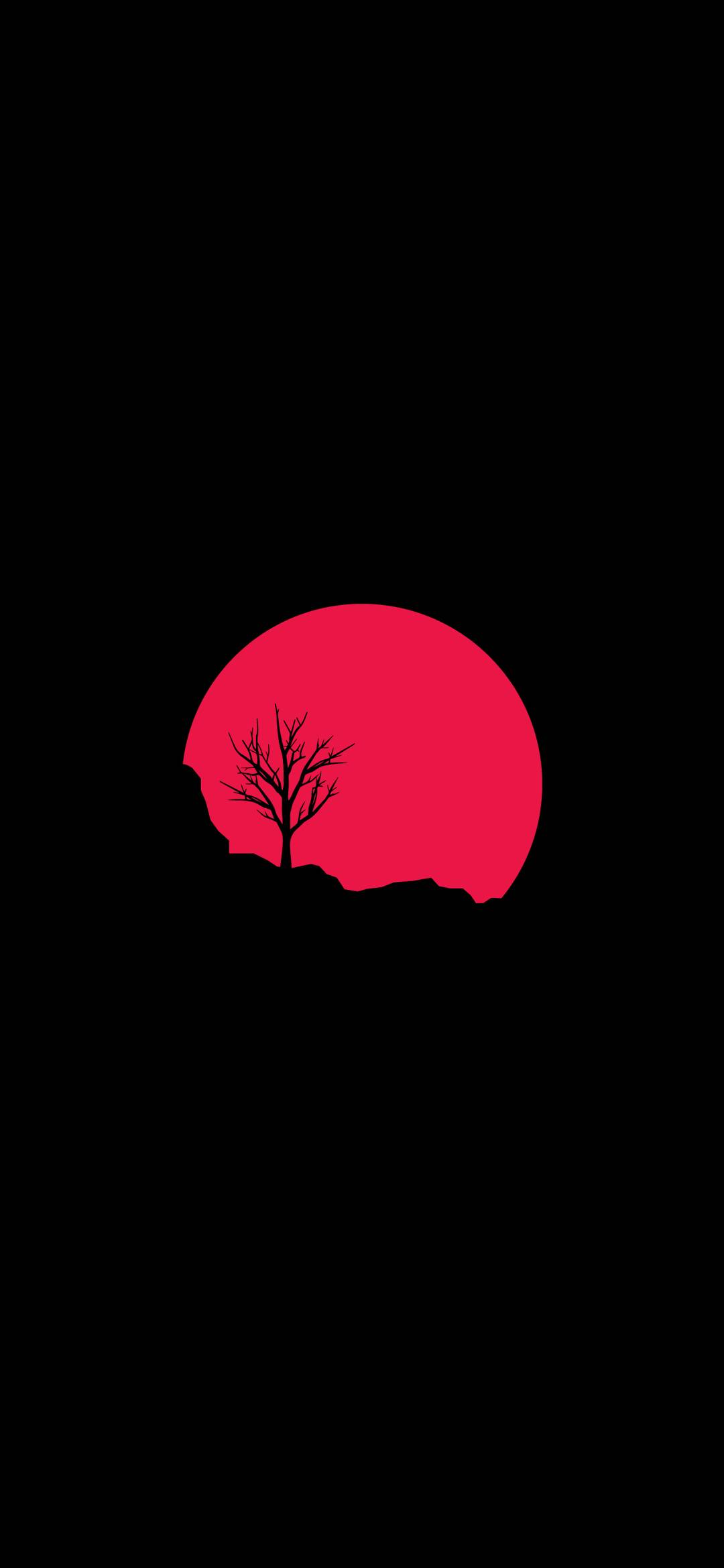 1080x2340 Black Phone Wallpaper