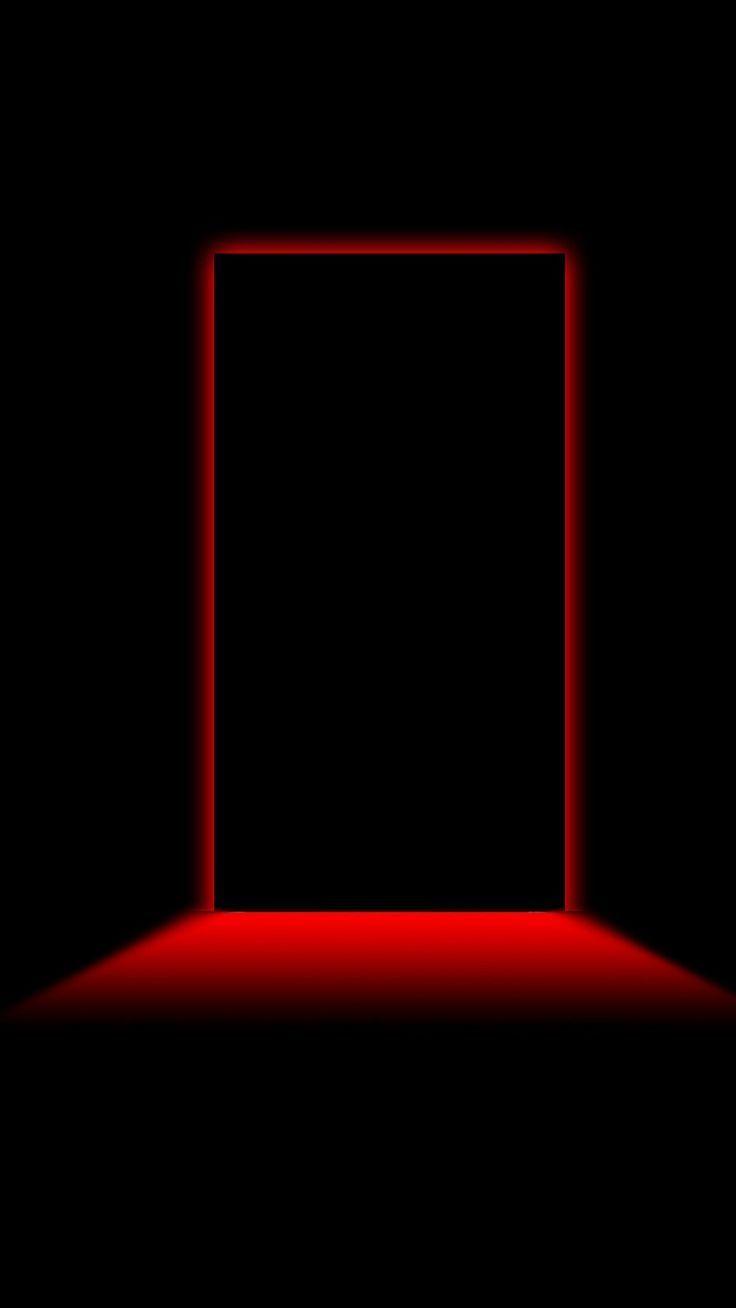 736x1308 4k Black Red Phone Wallpaper