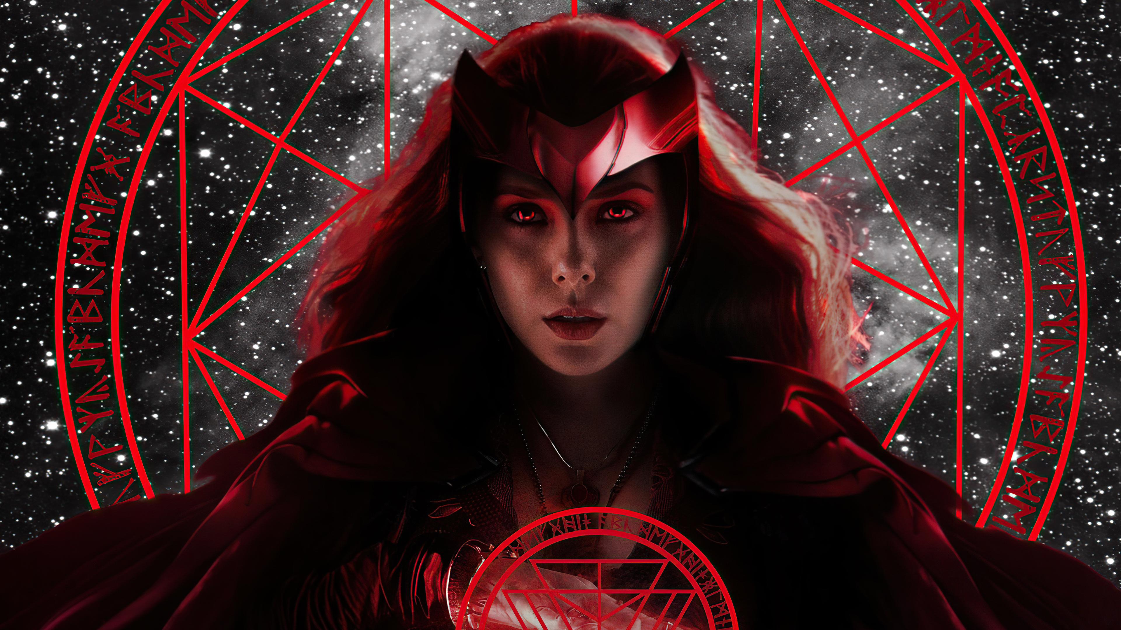 Download Scarlet Witch from the Marvel Cinematic Universe Wallpaper   Wallpaperscom