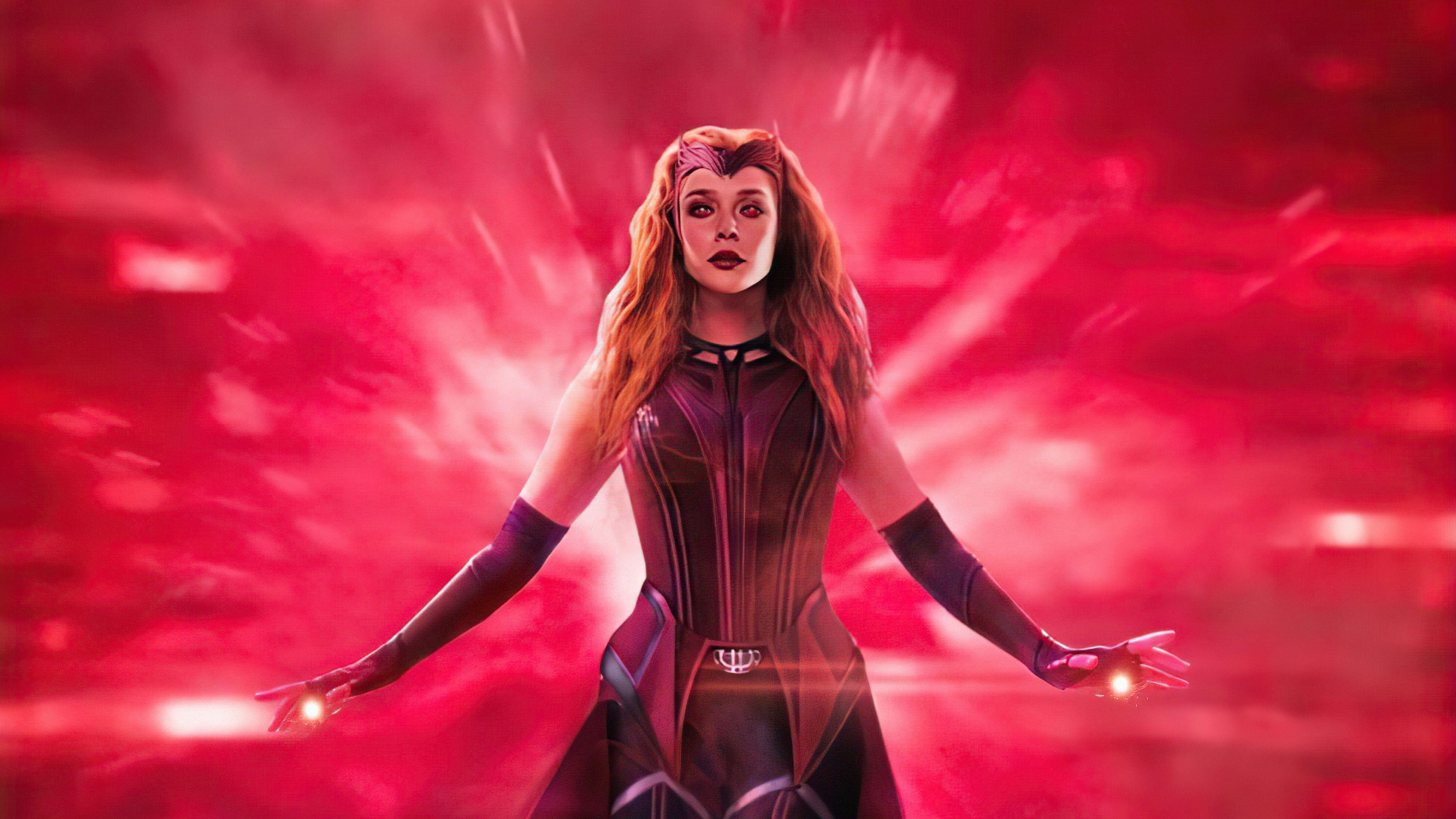 5120x2880 Scarlet Witch 4k Laptop Wallpaper