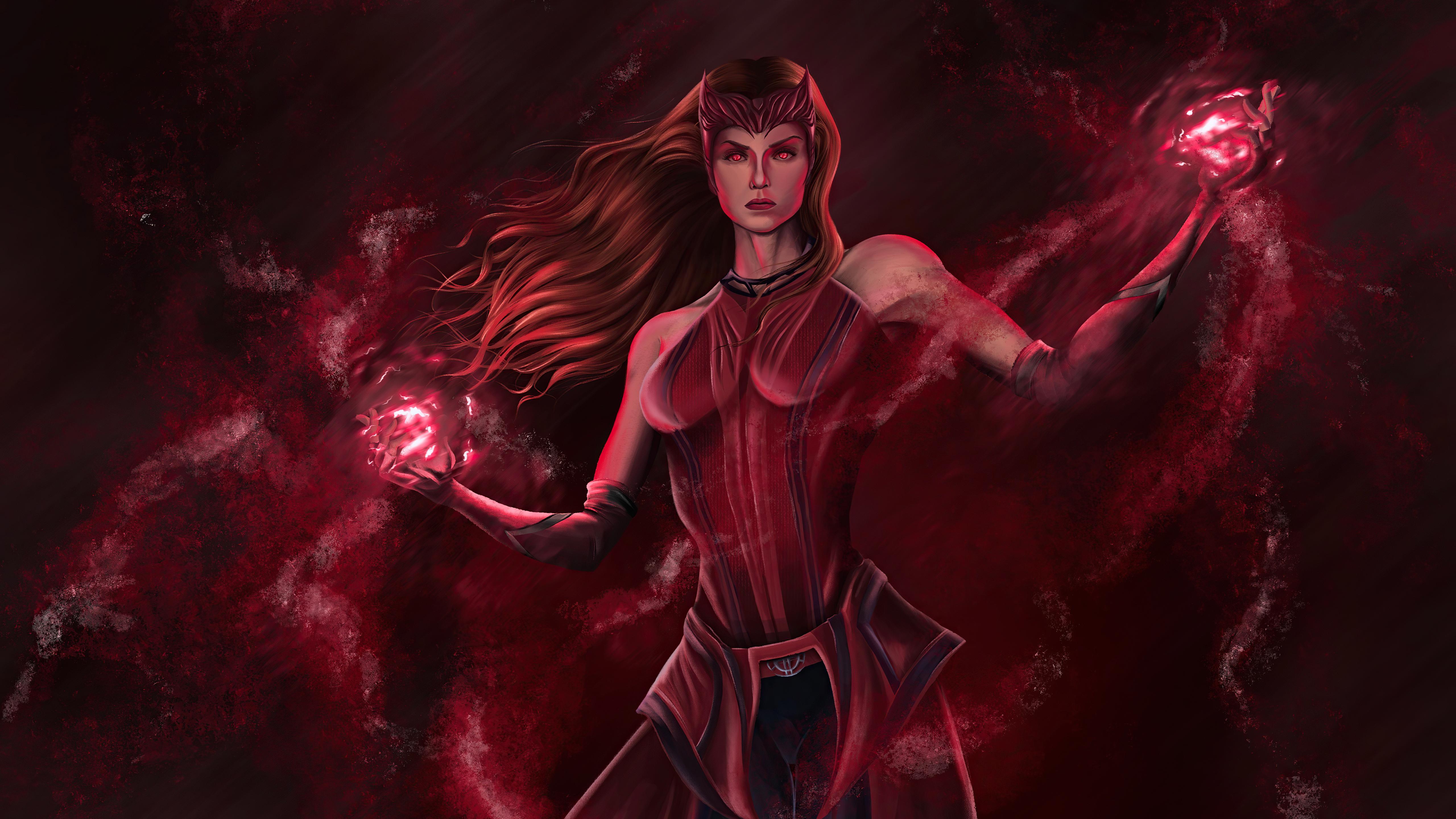 5120x2880 Scarlet Witch 4k Ultra HD Wallpaper