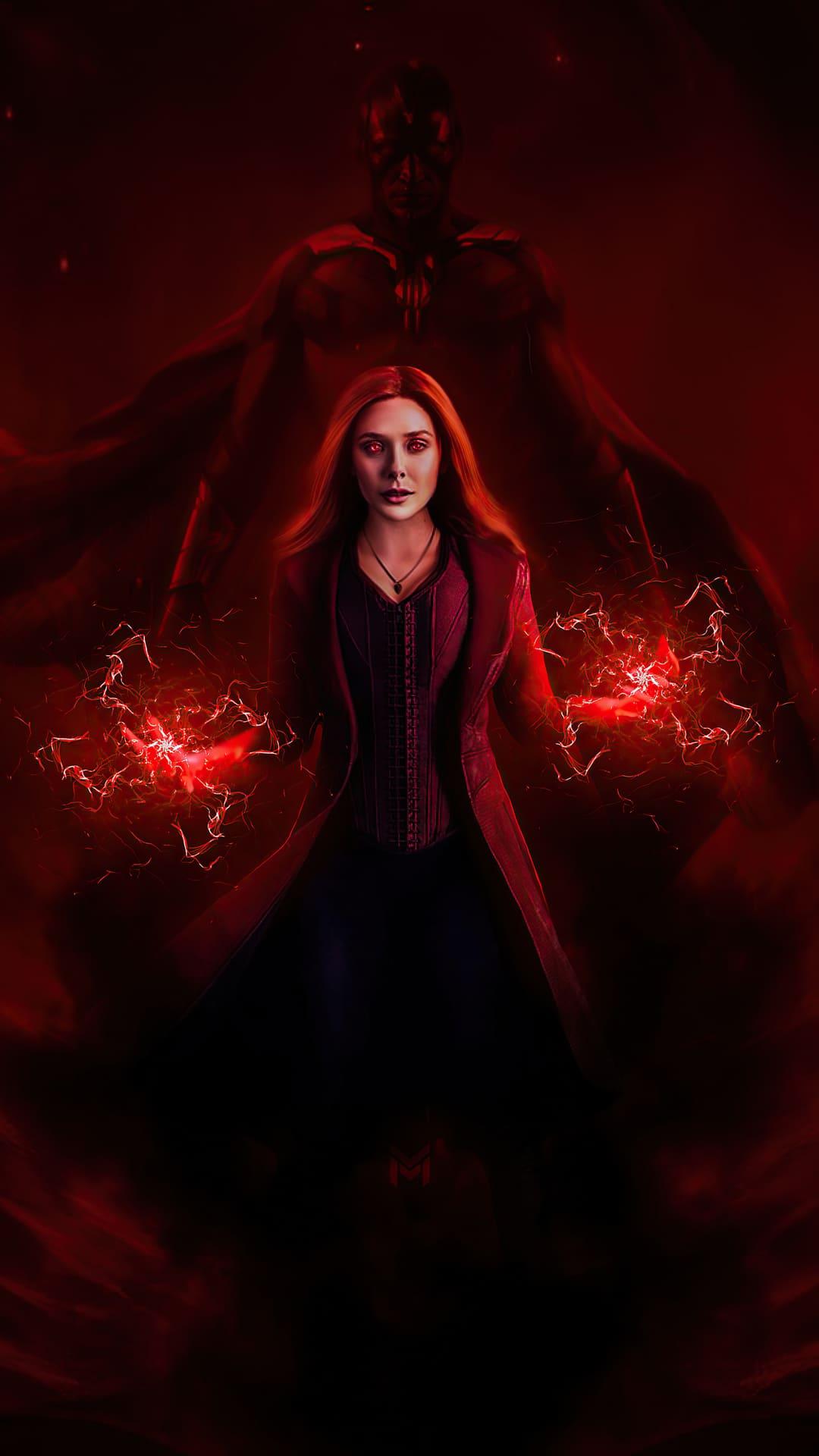 1080x1920 Scarlet Witch Wallpaper Scarlet Witch Background Download