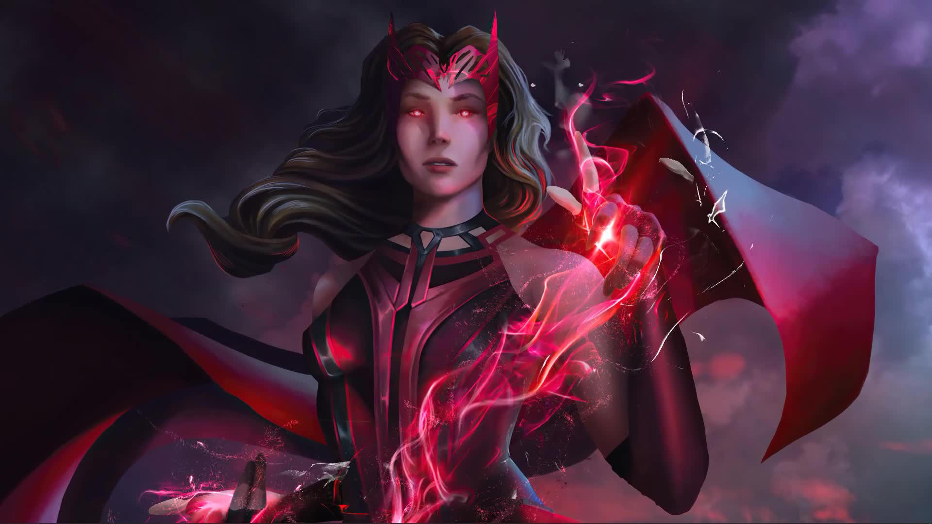 1920x1080 Scarlet Witch Marvel HD Live Wallpaper: Free HD 4K Live Wallpaper For Windows & MacOS