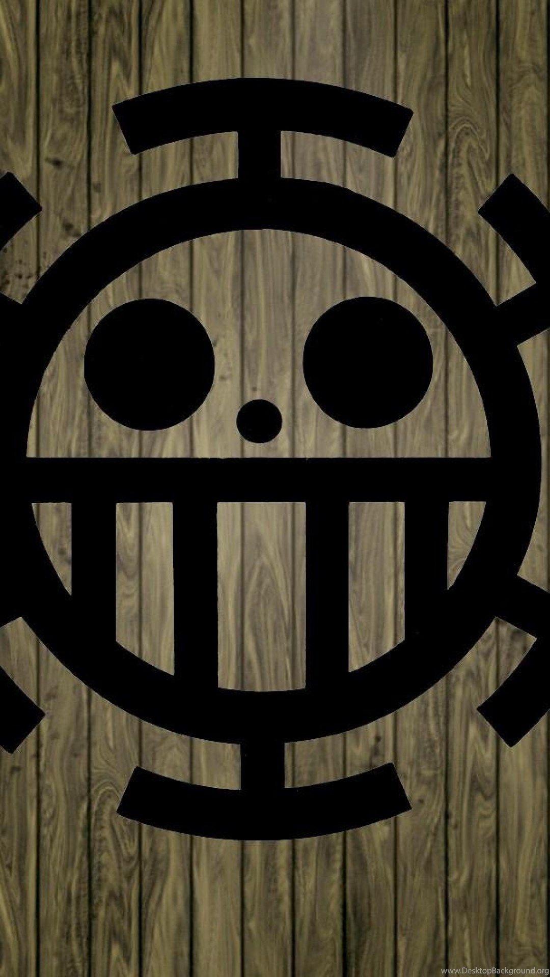 1080x1920 Jolly Roger Heart Pirates One Piece Trafalgar Law HD