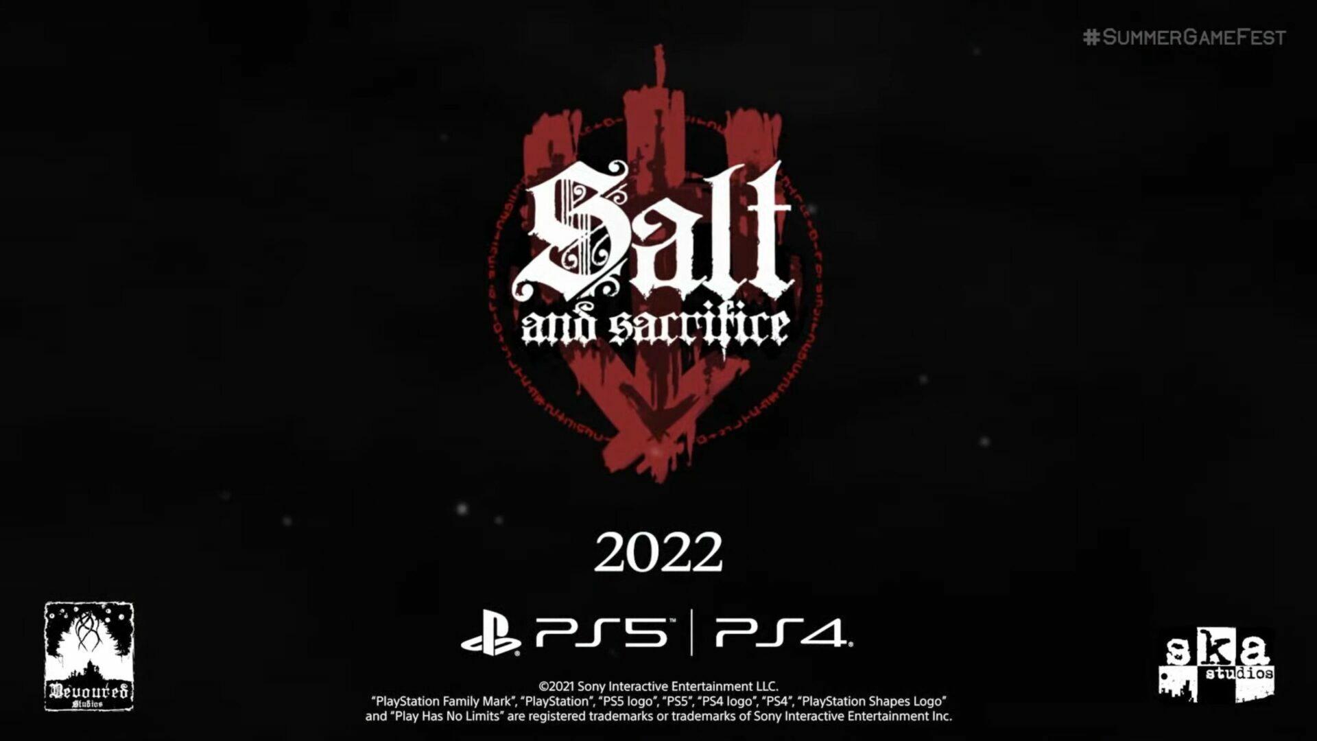 1920x1080 Salt And Sacrifice, Sequel To Salt And Sanctuary, Announced For PS5 And PC