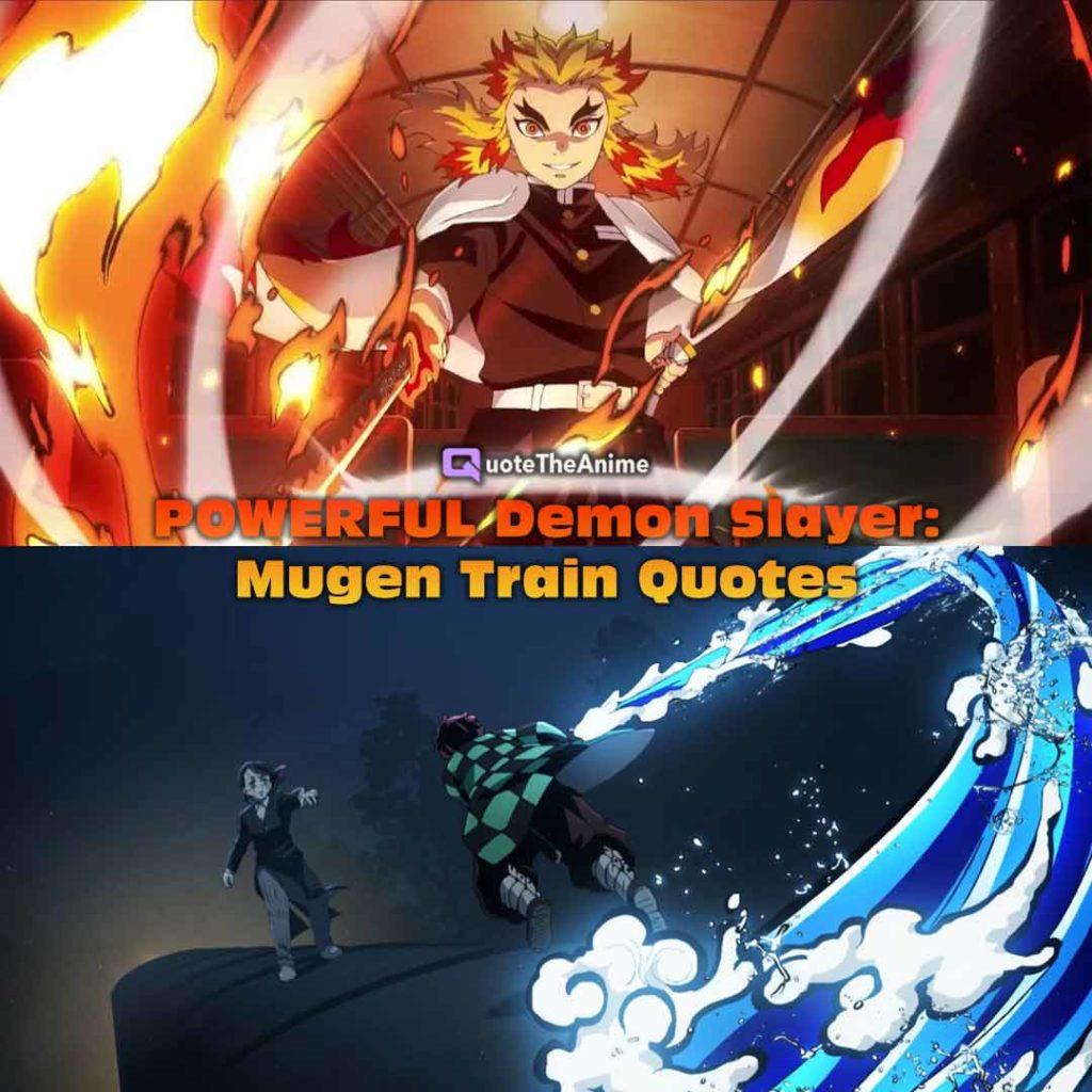 1024x1024 POWERFUL Demon Slayer: Mugen Train Quotes (HQ Image)