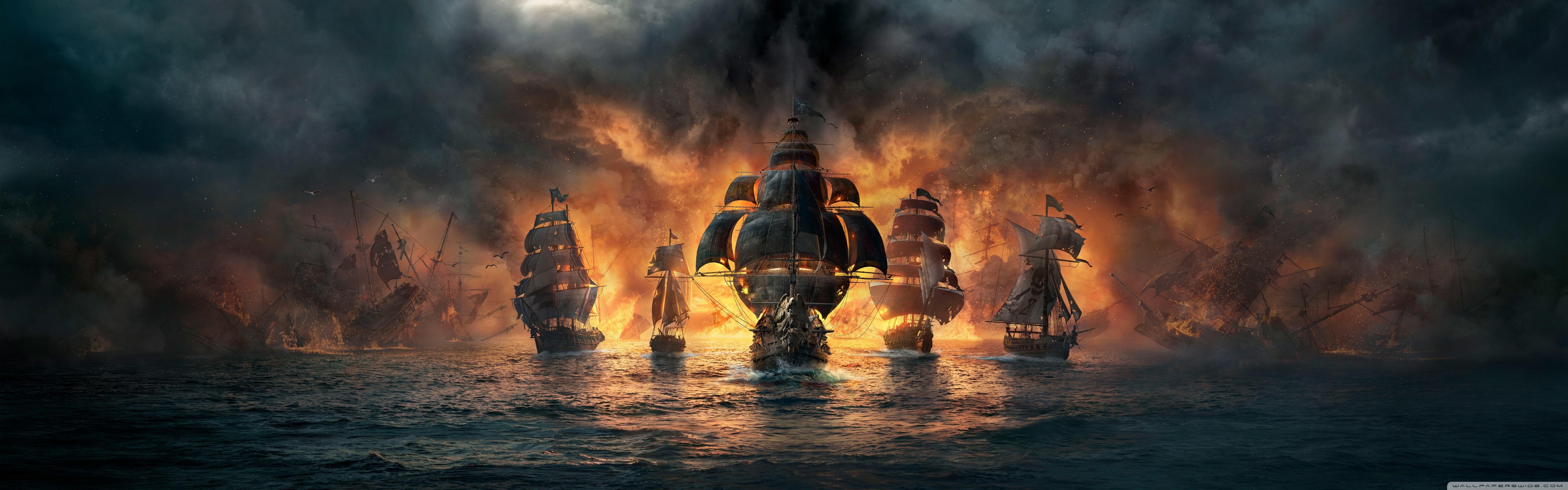 5120x1600 Skull and Bones 2018 game 8K Ultra HD Desktop Background Wallpaper for : Widescreen & UltraWide Desktop & Laptop : Multi Display, Dual & Triple Monitor : Tablet