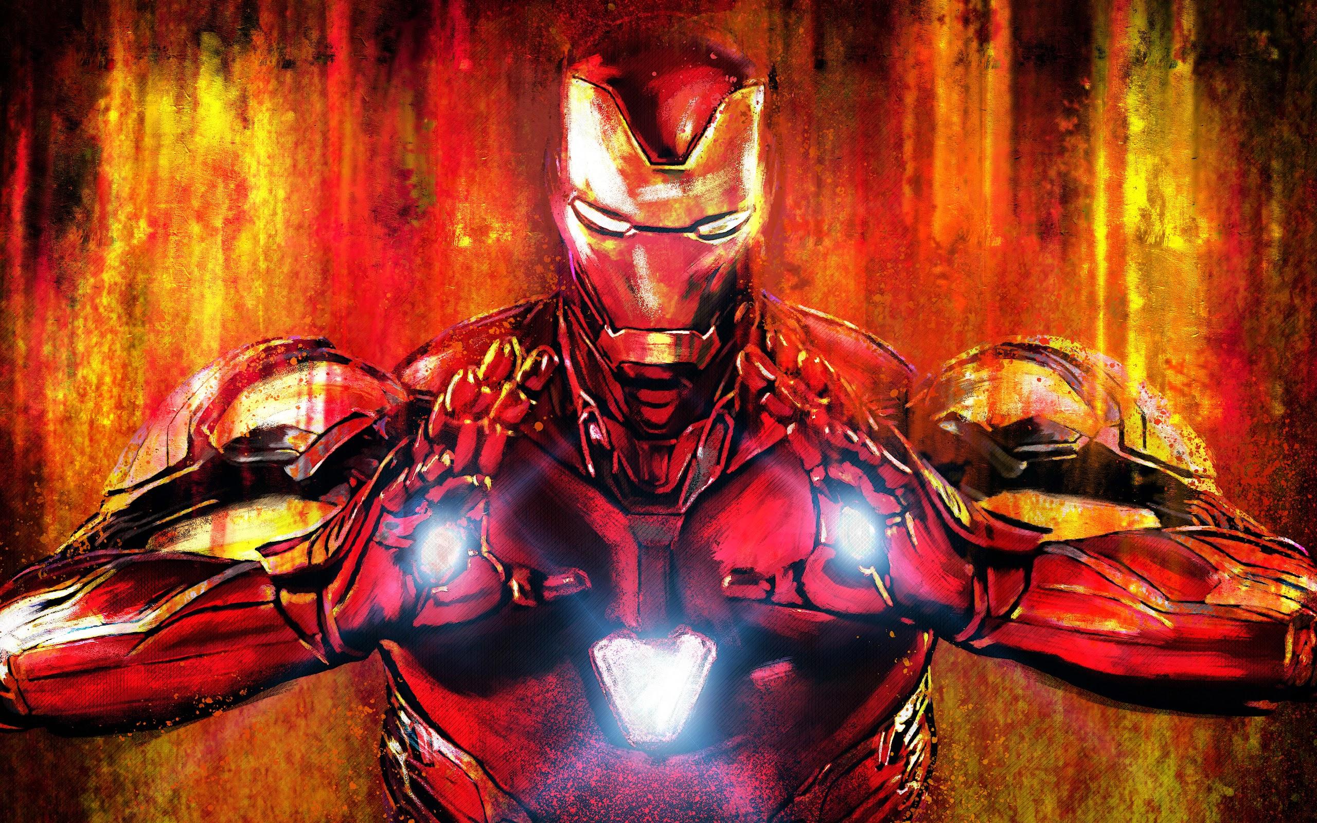 2560x1600 Avengers: Endgame Iron Man 8K Wallpaper