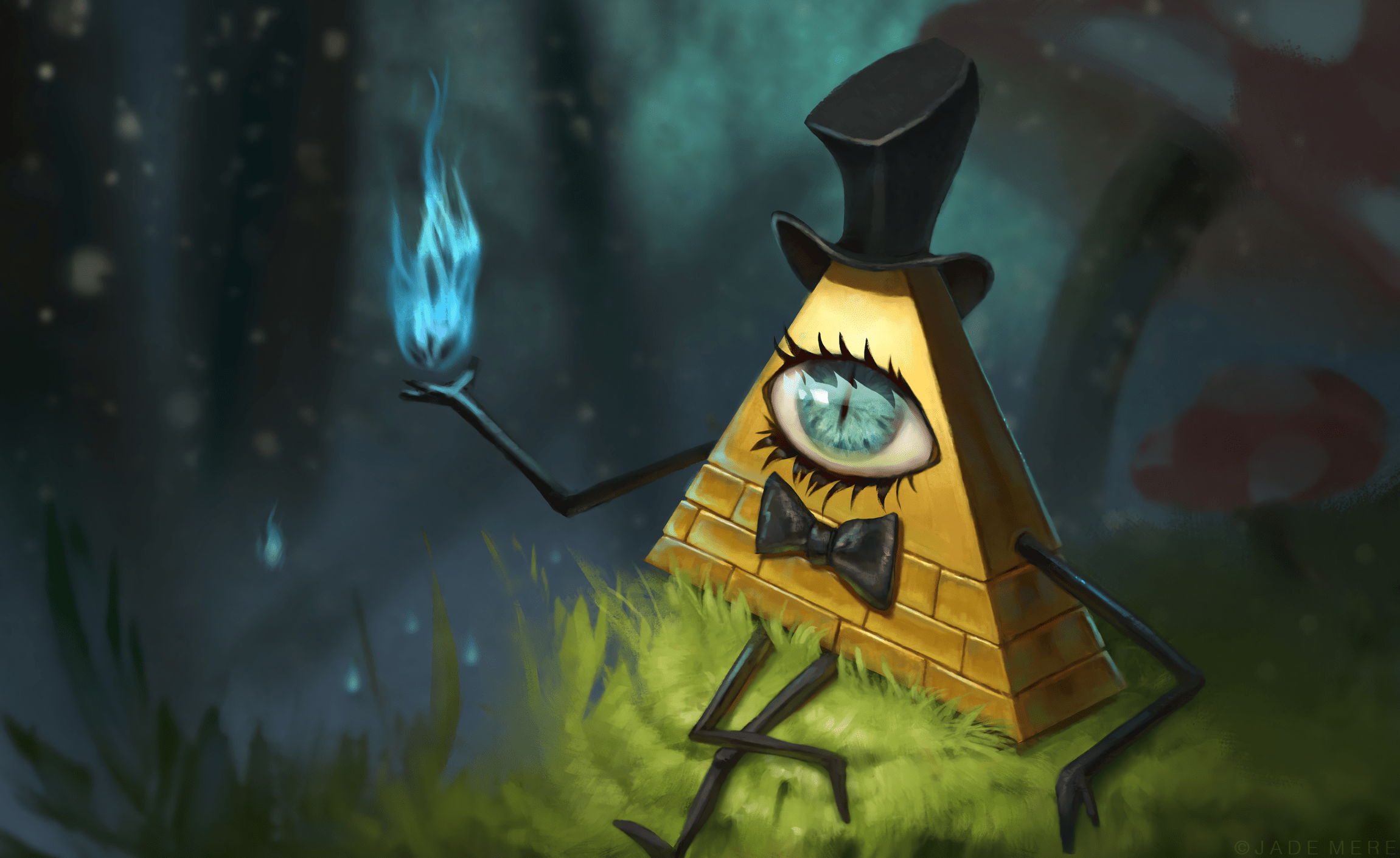 2301x1410 Bill Cipher HD Wallpaper
