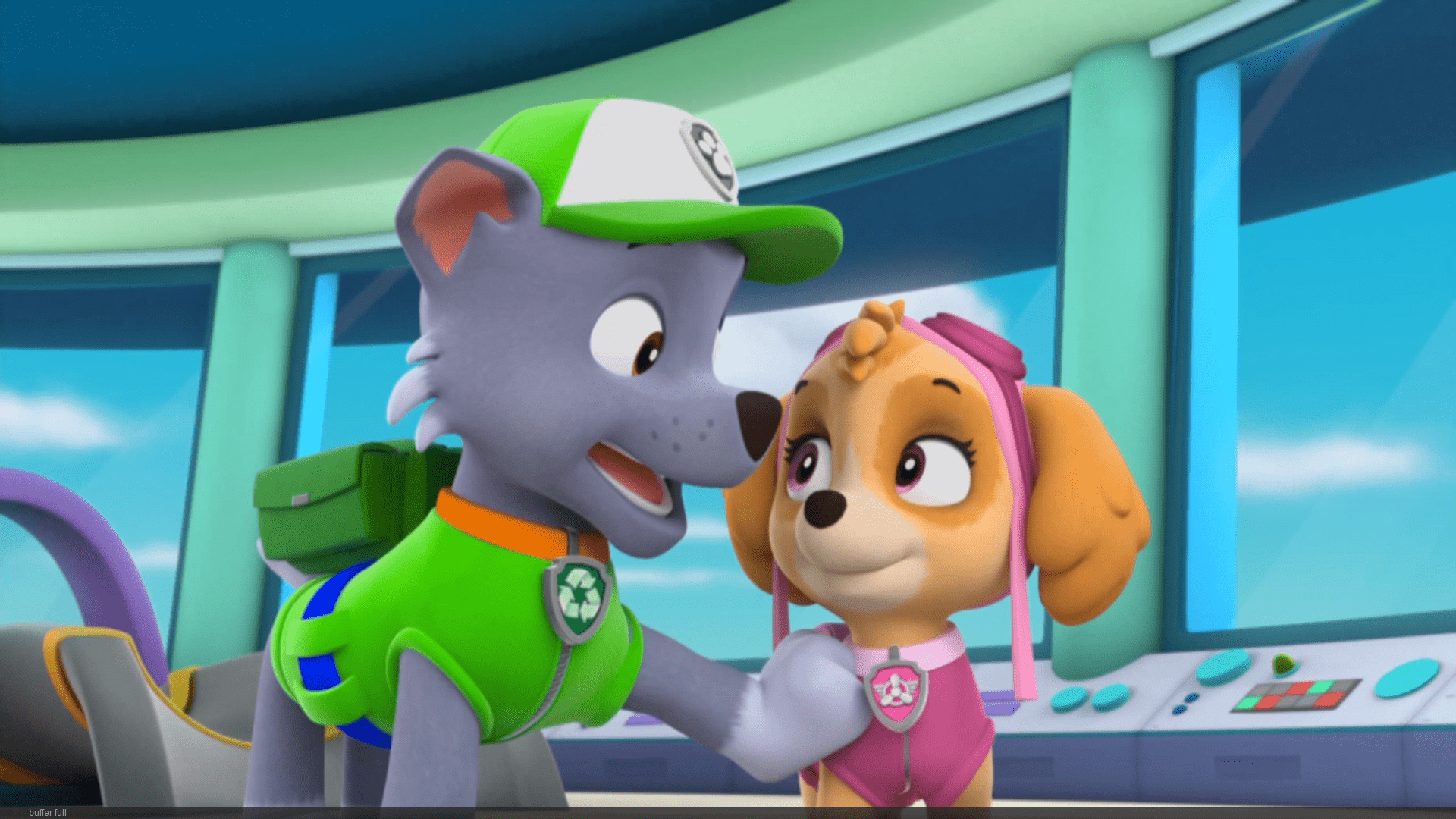 1920x1080 Rocky & Skye. Paw Patrol Relation Ship