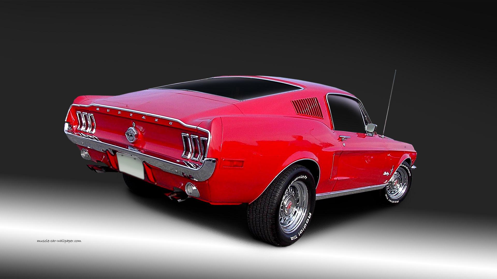 1920x1080 1968 Mustang Wallpaper