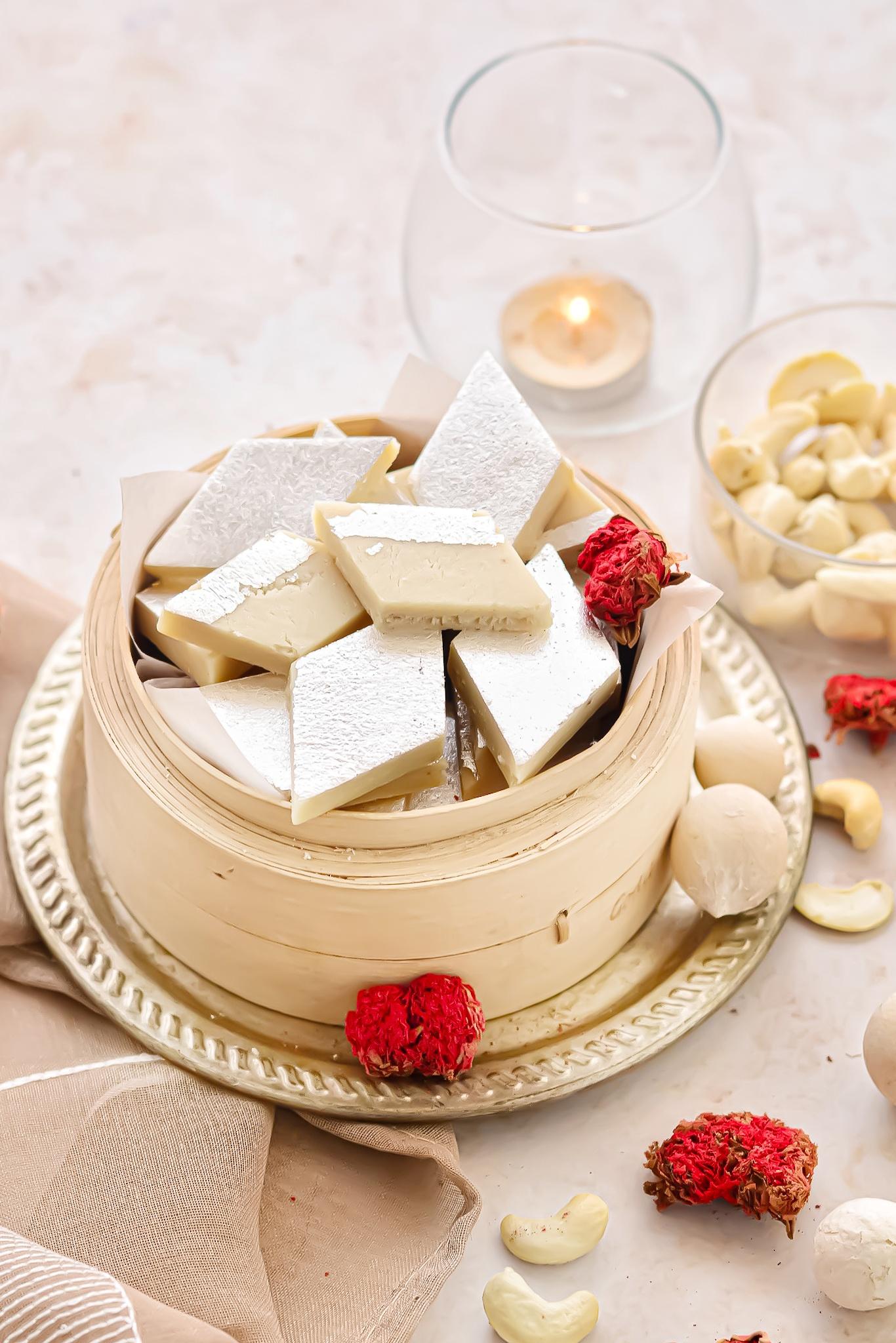 1366x2048 Kaju Katli. Kaju Barfi Recipe • Spoon Fork And Food