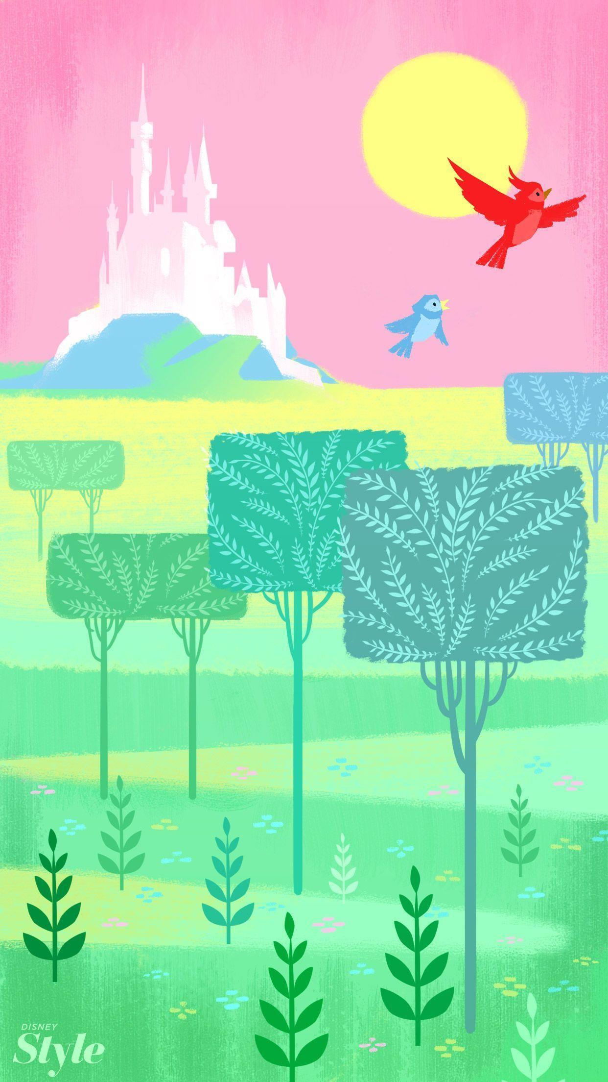 1242x2208 Sleeping Beauty iPhone Wallpaper