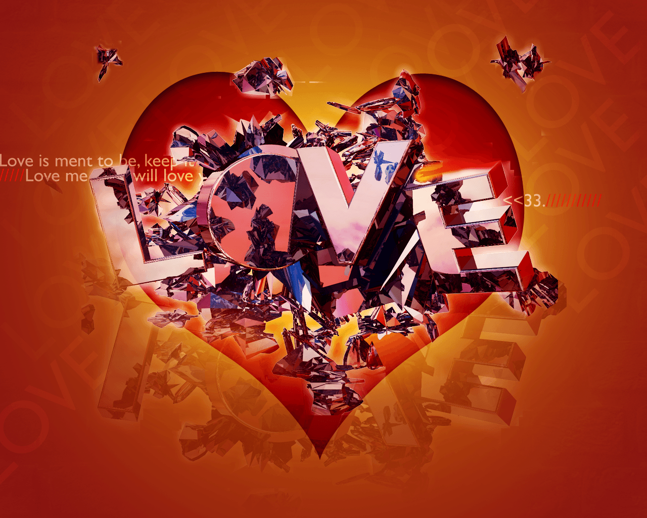 1280x1024 12K Love Wallpaper 2020