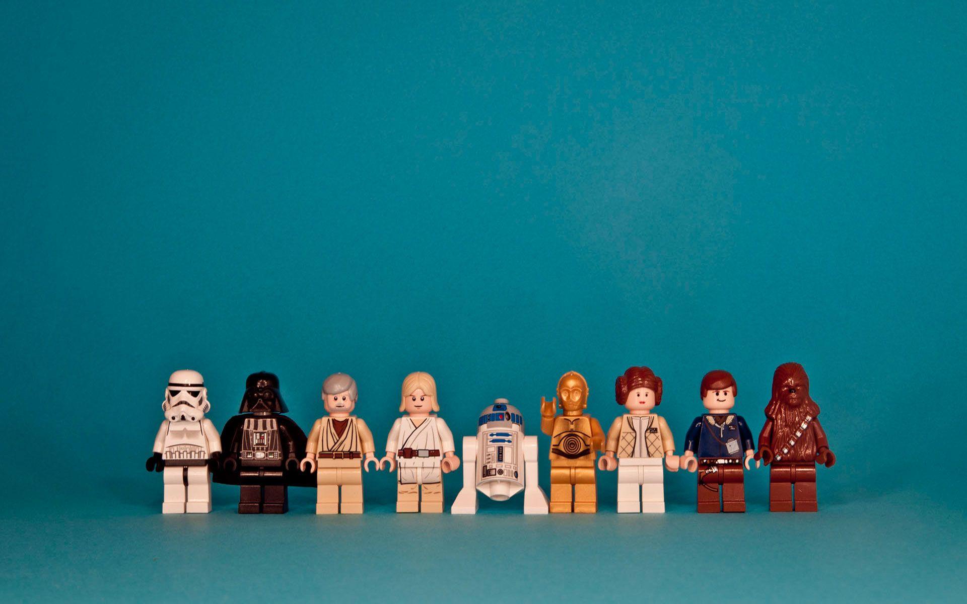 1920x1200 The gang. Star wars characters lego, Lego wallpaper, Star wars