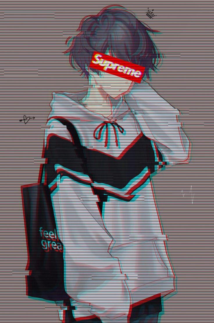 736x1110 Anime Sad Aesthetic Boy Wallpaper
