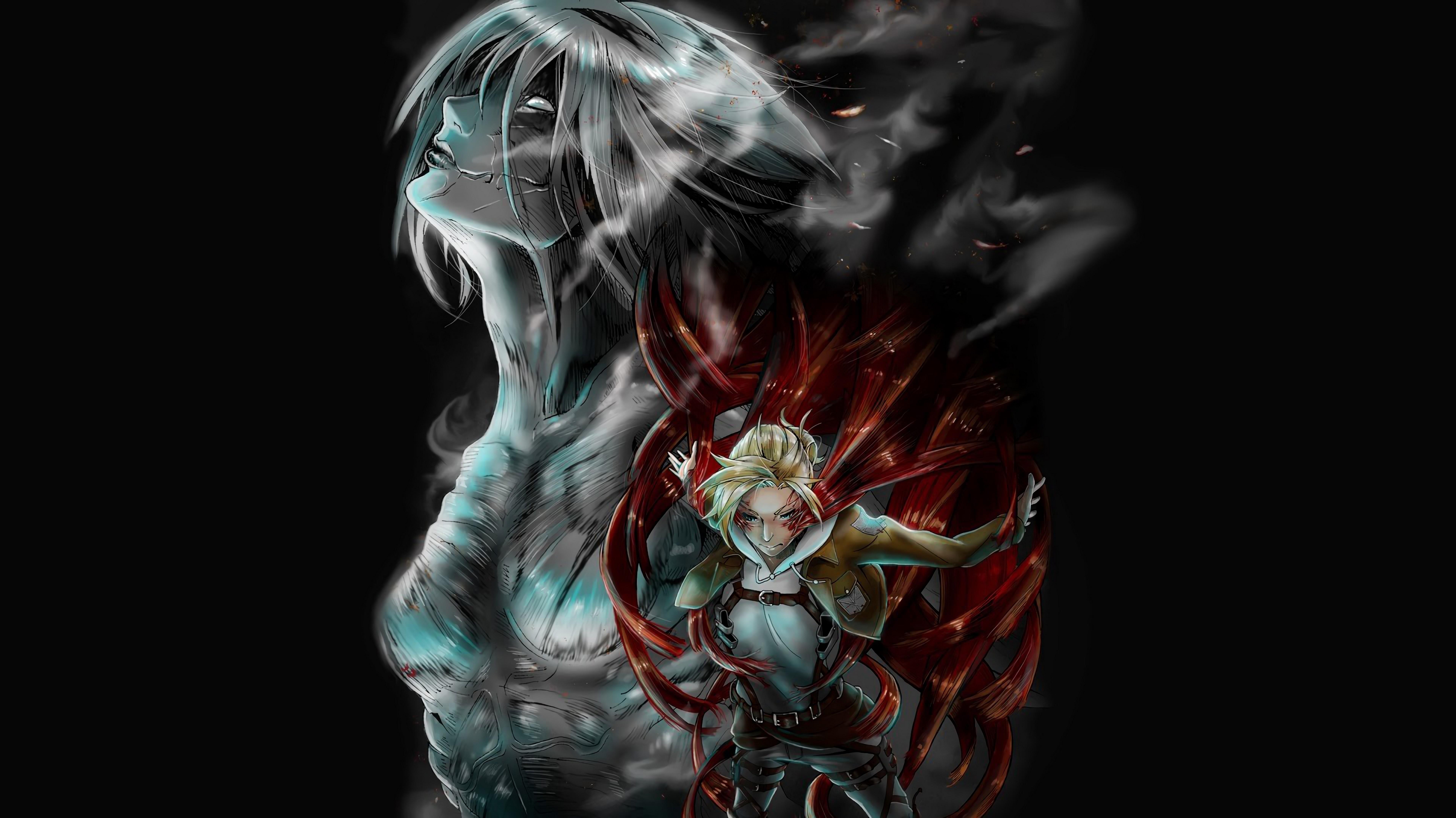 7680x4320 Annie Leonhart Female Titan Attack