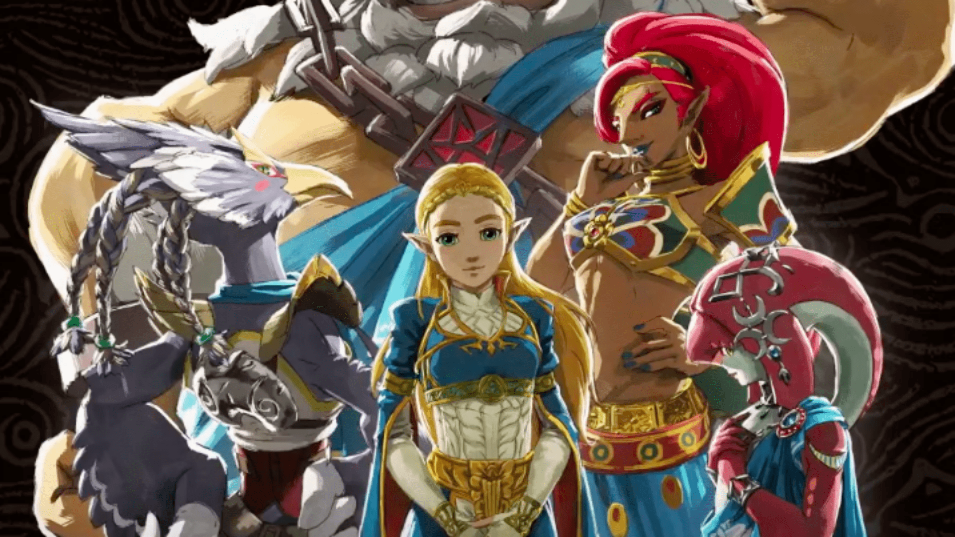 1920x1080 Legend Of Zelda Breath Of The Wild Champions Wallpaper & Background Download