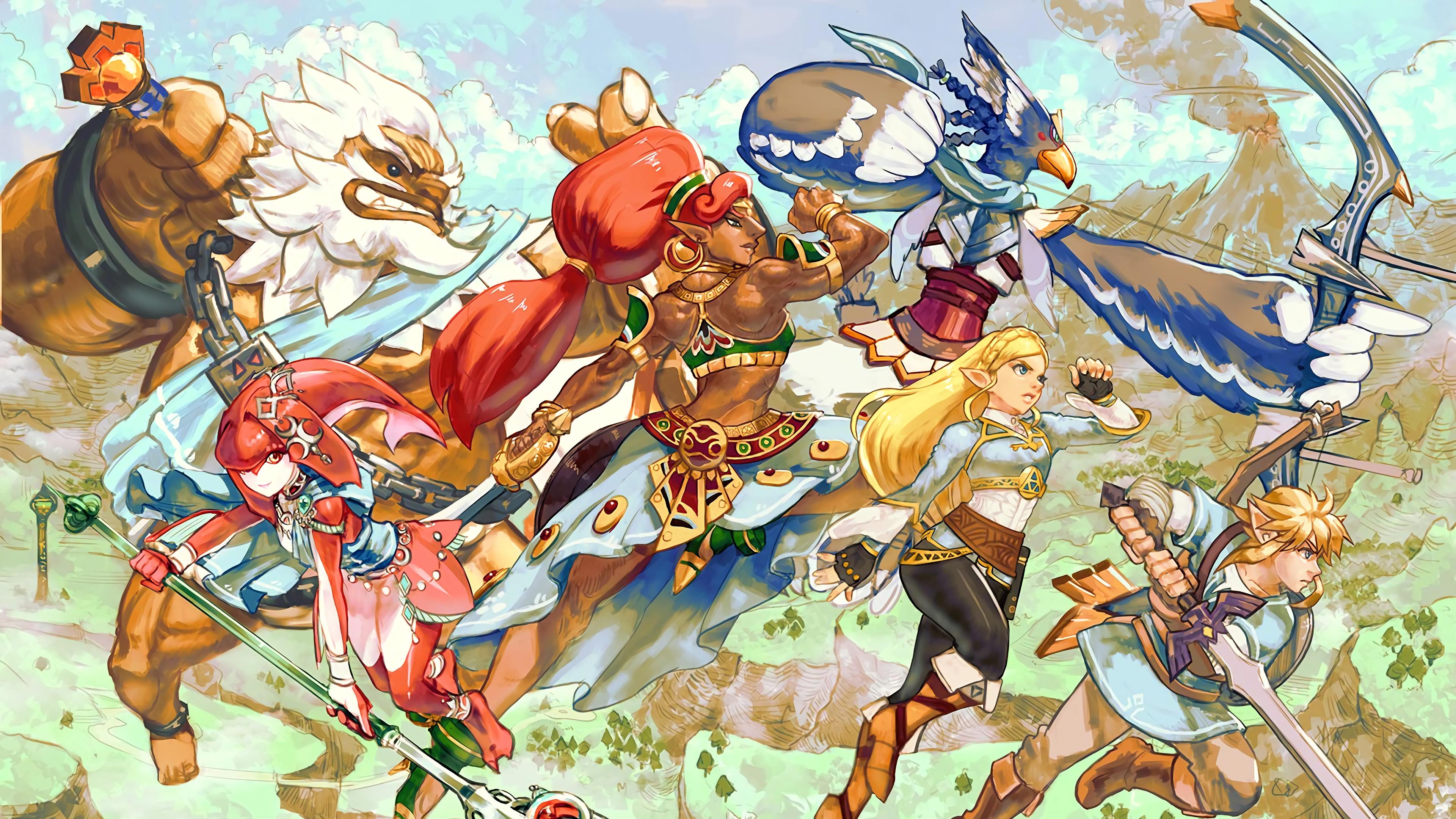 3840x2160 The Legend Of Zelda Breath Of The W4k Uhd Wallpaper Of Zelda Breath Of The Wild Wallpaper & Background Download