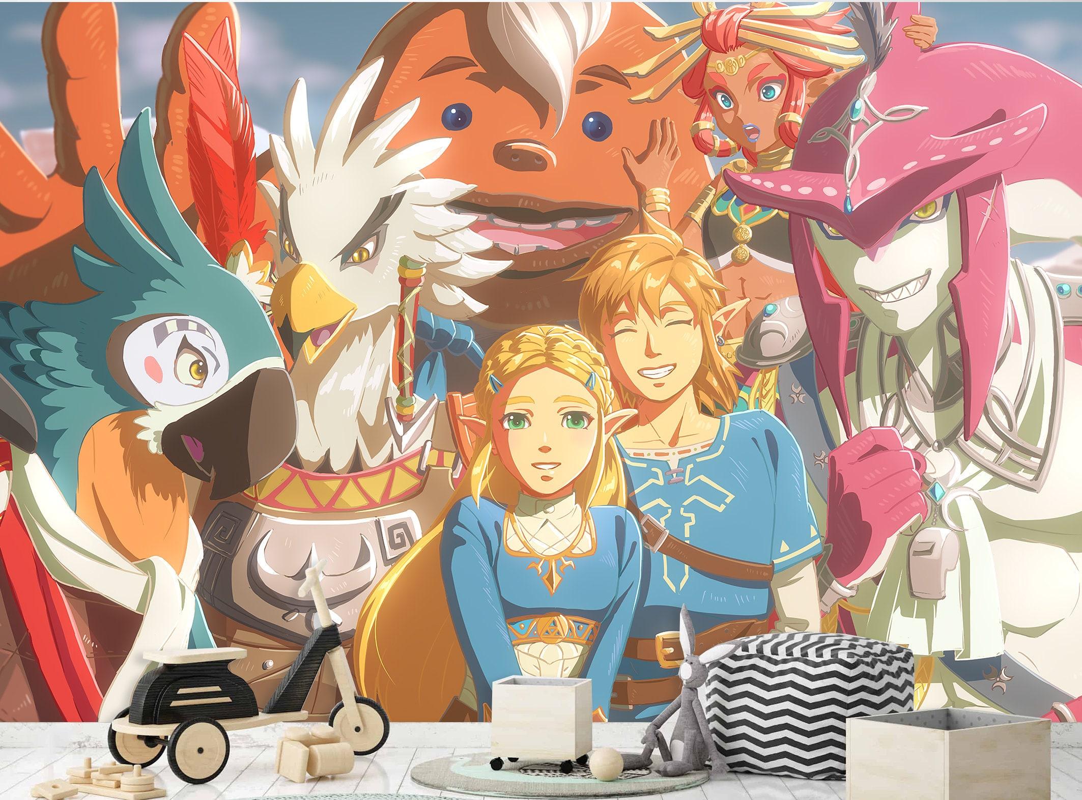 2126x1572 Mural Wallpaper Legend of Zelda Breath of the Wild Peel and
