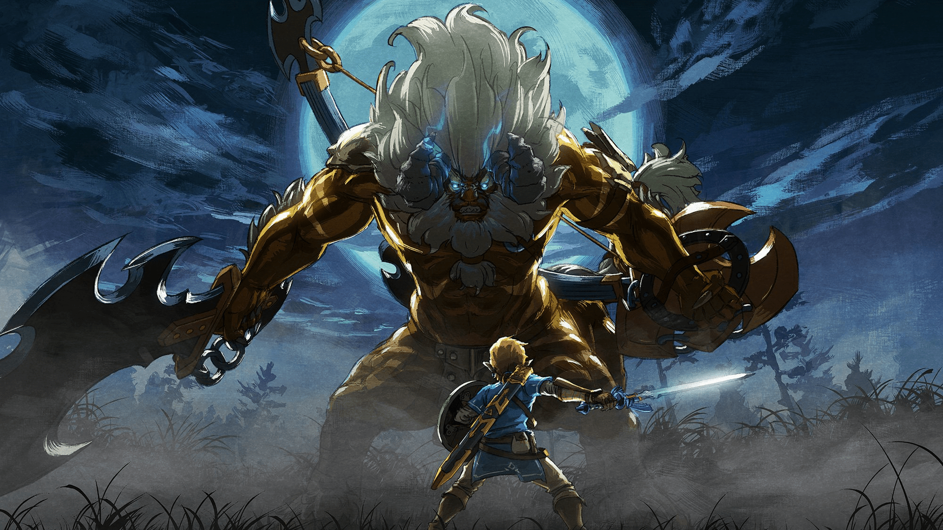 1920x1080 Wallpaper Of The Champions From The New Trailer. : R Breath_of_the_Wild