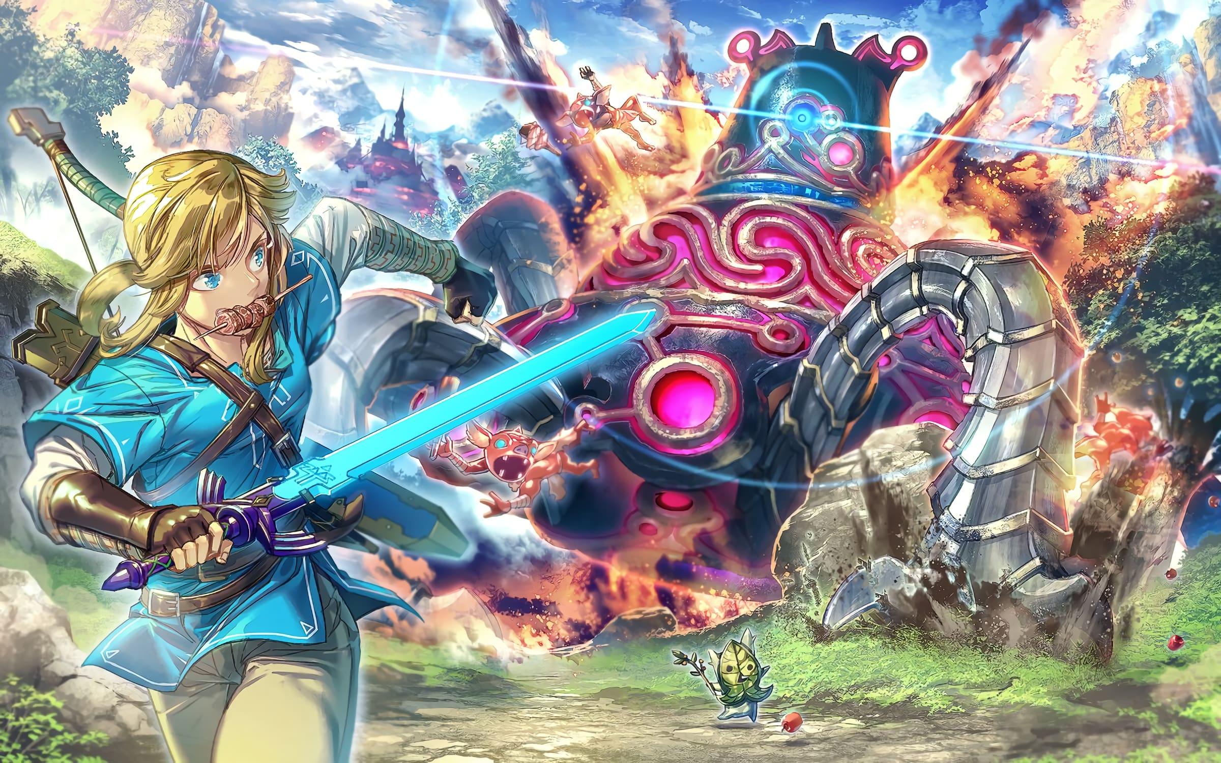 2400x1500 Breath Of The Wild Wallpaper 1080p Of Zelda Breath Of The Wild Wallpaper & Background Download