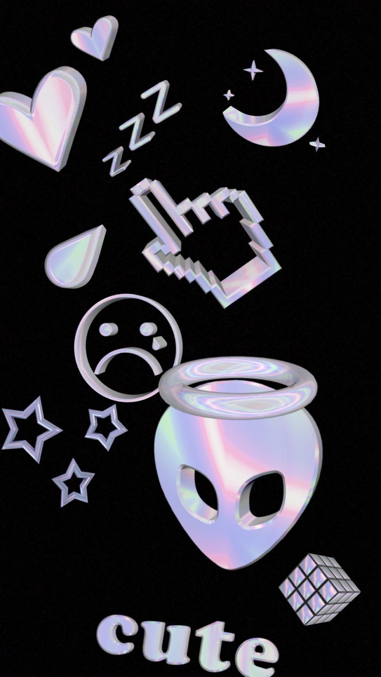 1242x2208 My aesthetic. New Snapchat. Alien. Crying. Aesthetic. Tumblr