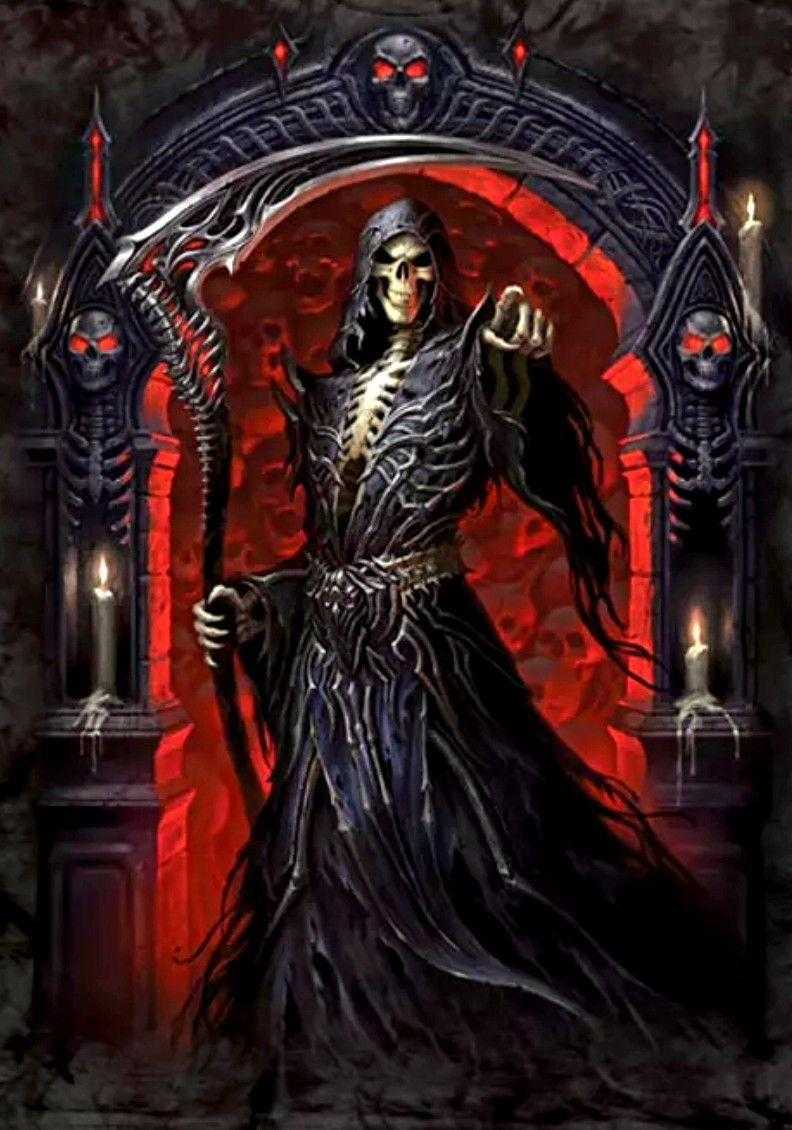 792x1130 Grim Reaper Wallpaper