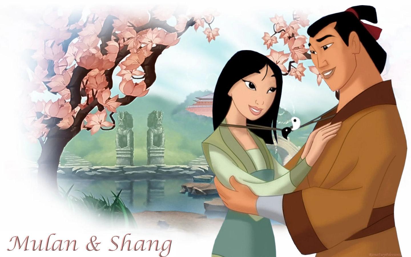 1440x900 Disney Couple Mulan And Shang Et Shang Disney