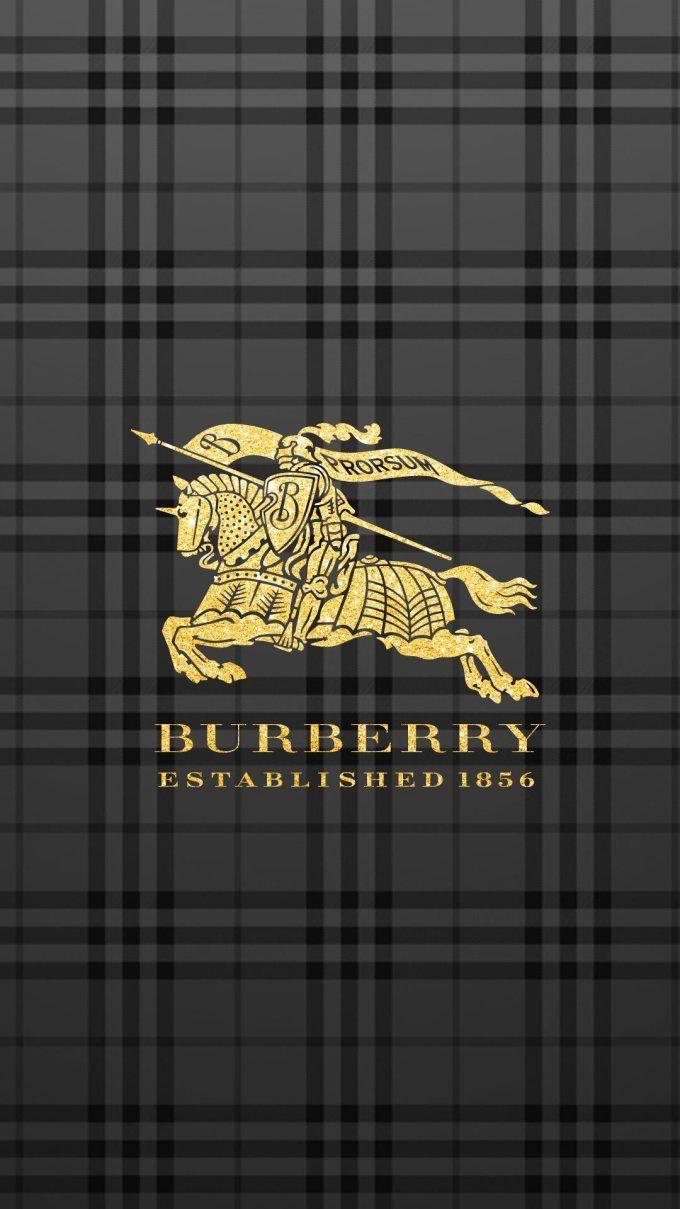 Iphone Blue Burberry Wallpaper