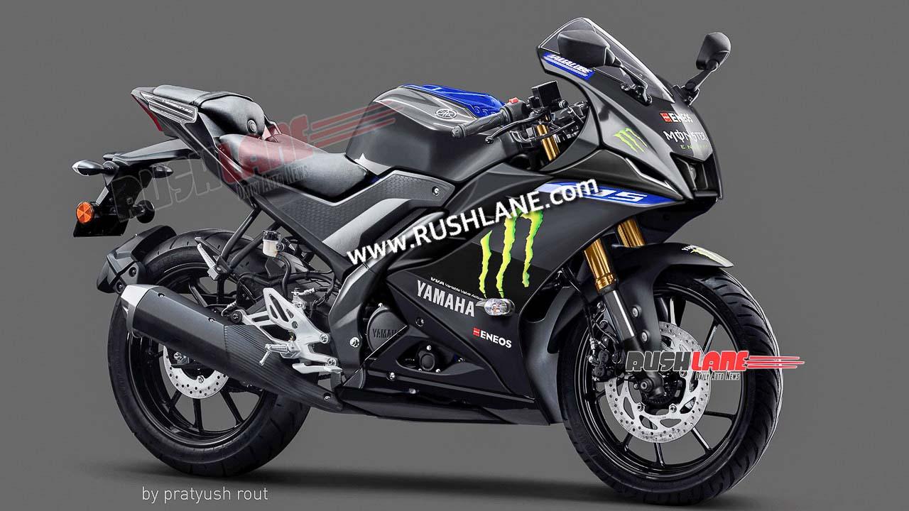 1280x720 Yamaha R15M New Colour Options Render, Black, MotoGP Edition