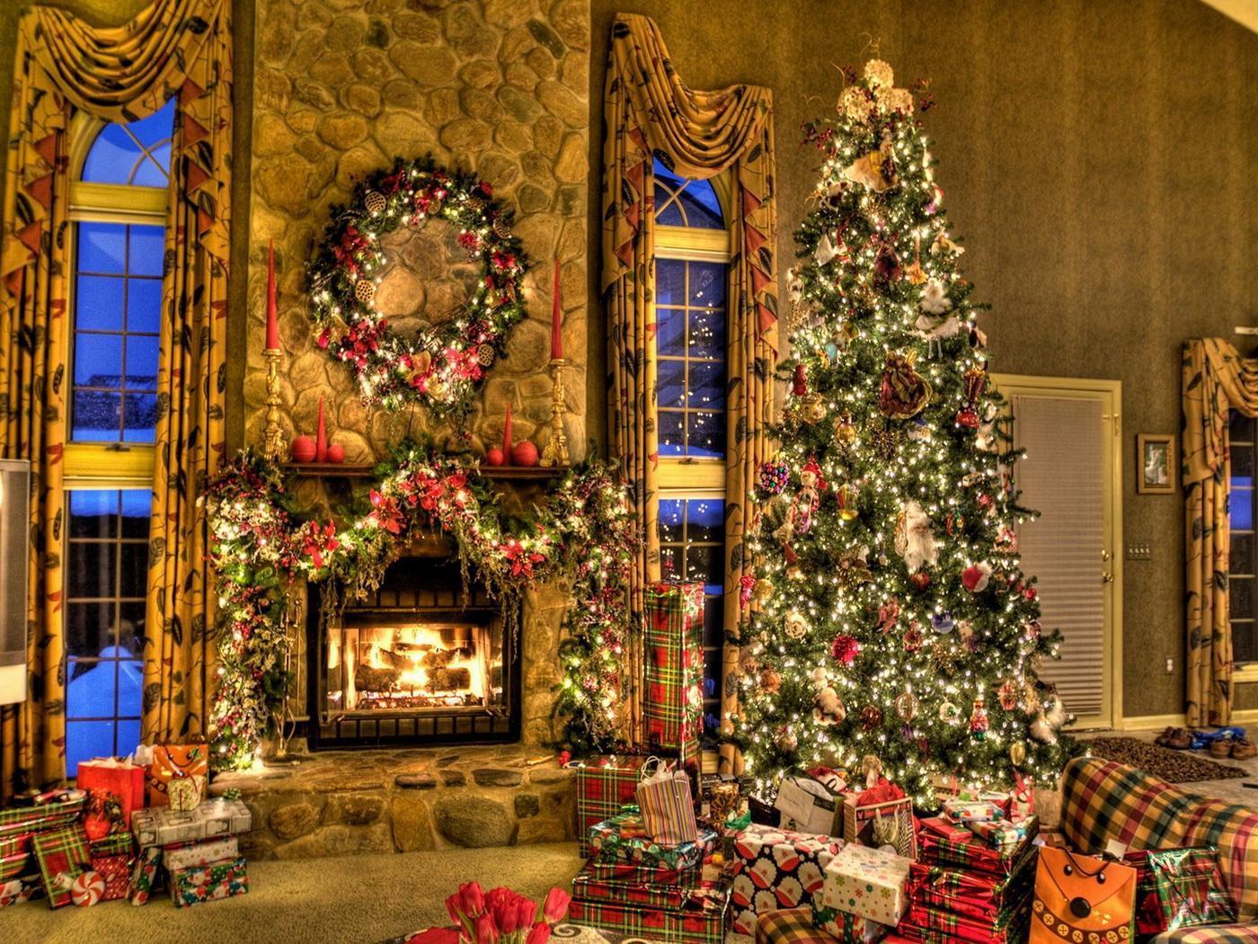 1400x1050 Christmas Tree Wallpaper for Android