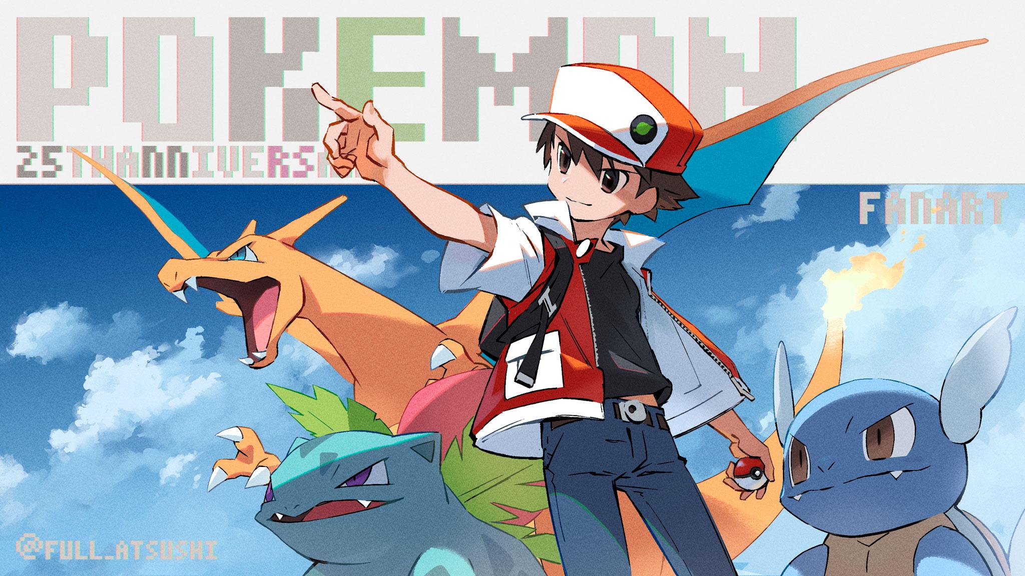 2048x1152 Red (Pokémon) HD Wallpaper