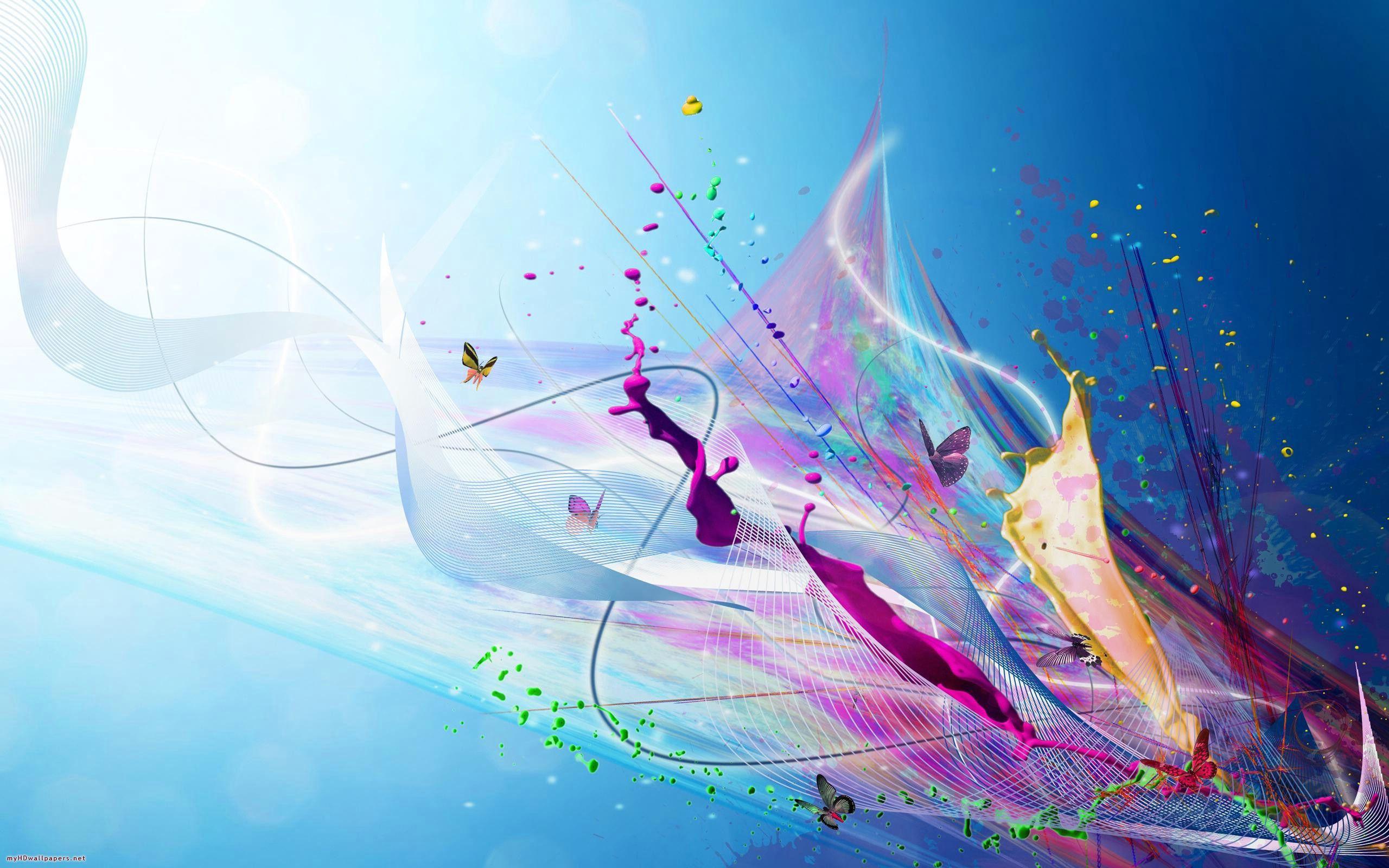 2560x1600 Blue abstract wallpaper