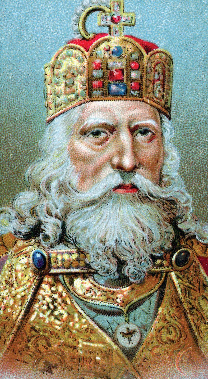 877x1600 Charlemagne. Biography