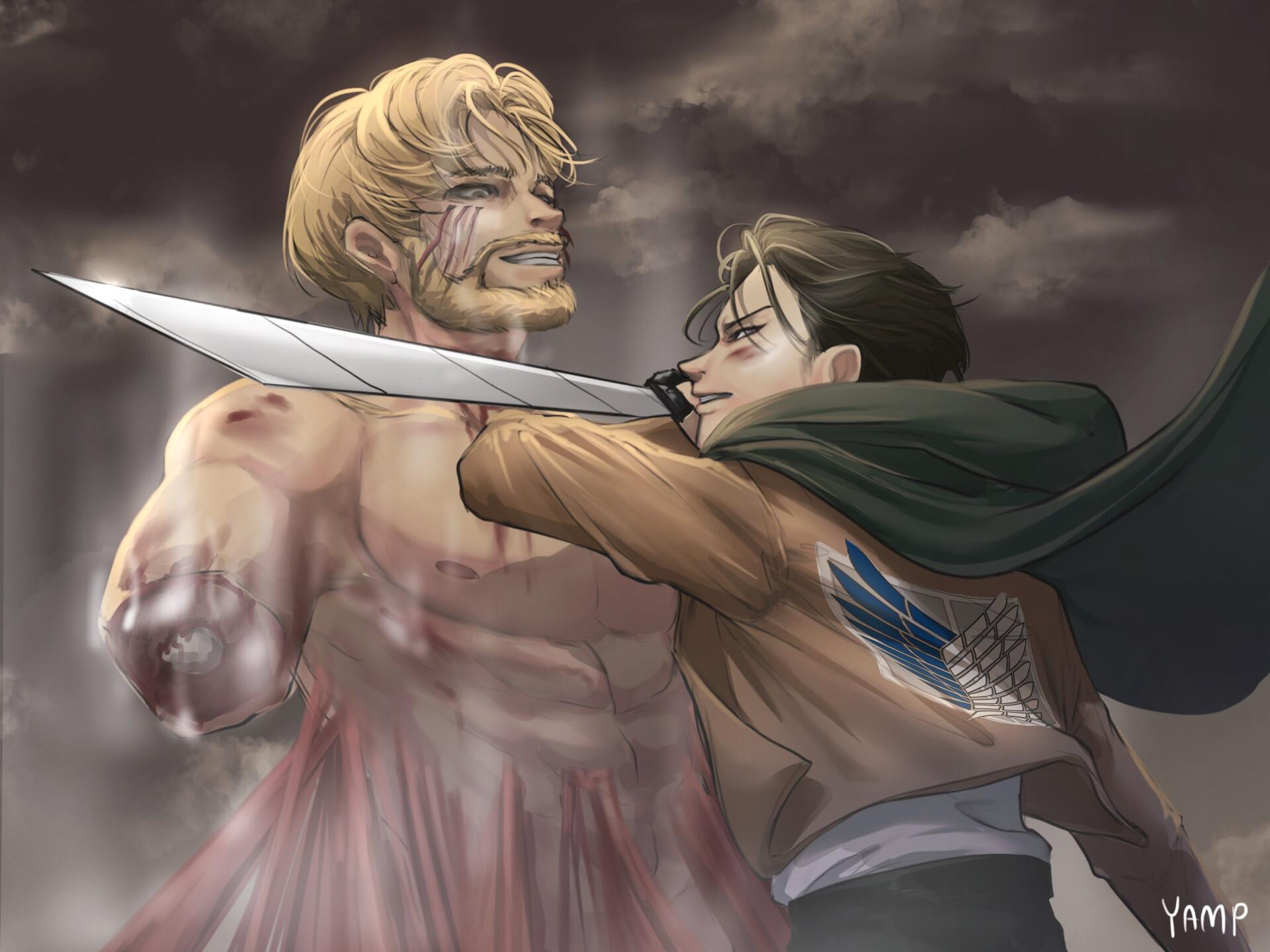 1920x1440 Attack On Titan HD Wallpaper, Levi Ackerman, Zeke Yeager HD Wallpaper